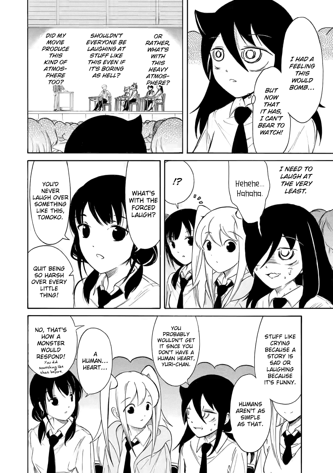 It's Not My Fault That I'm Not Popular! Chapter 217.2 page 4 - Chapter 217.2: Since I'm Not Popular, It's the School Festival's Stage (Part 2)
