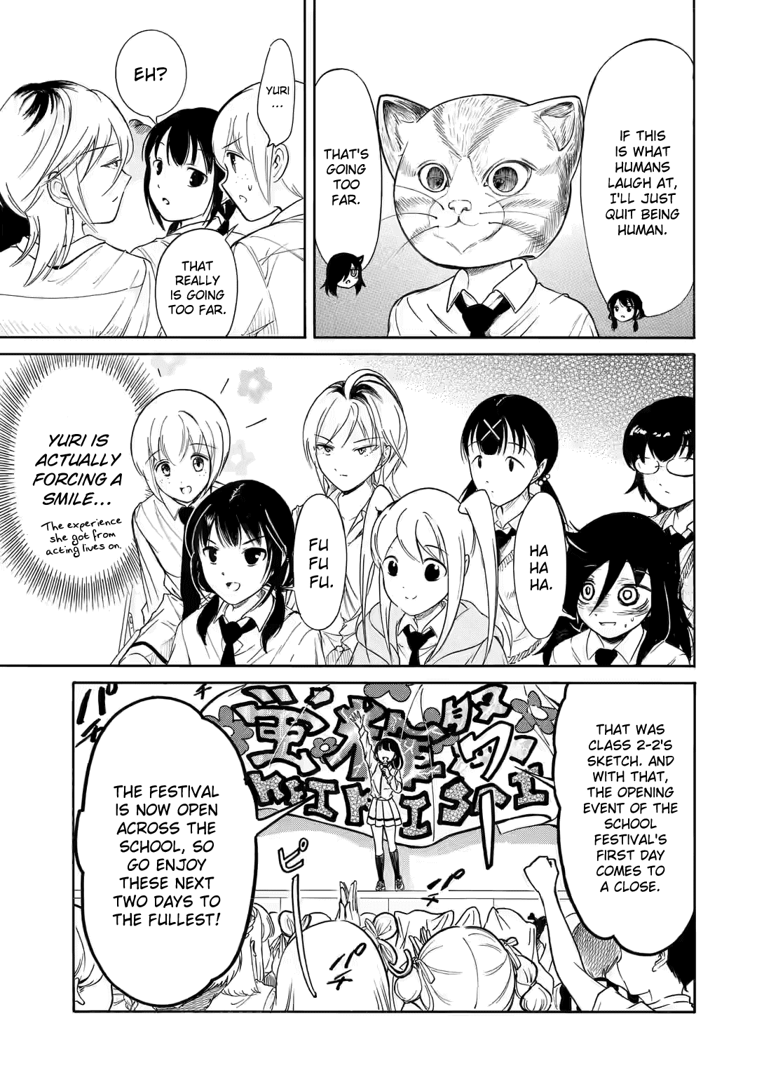 It's Not My Fault That I'm Not Popular! Chapter 217.2 page 5 - Chapter 217.2: Since I'm Not Popular, It's the School Festival's Stage (Part 2)