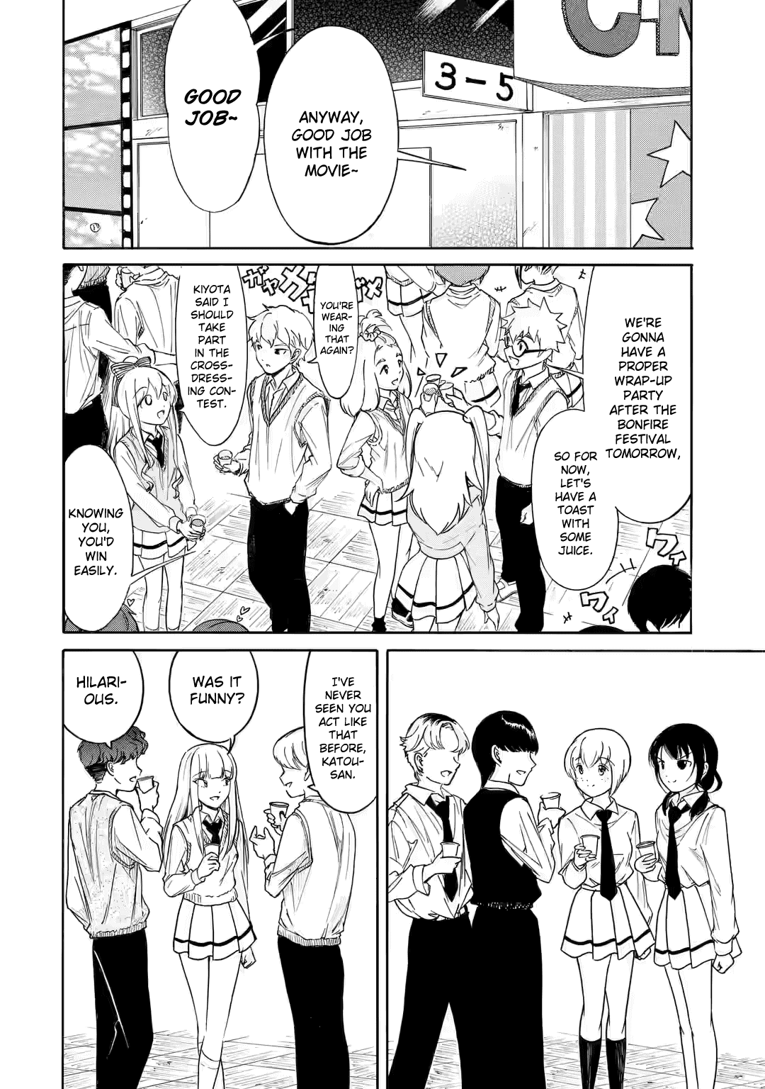 It's Not My Fault That I'm Not Popular! Chapter 217.2 page 6 - Chapter 217.2: Since I'm Not Popular, It's the School Festival's Stage (Part 2)