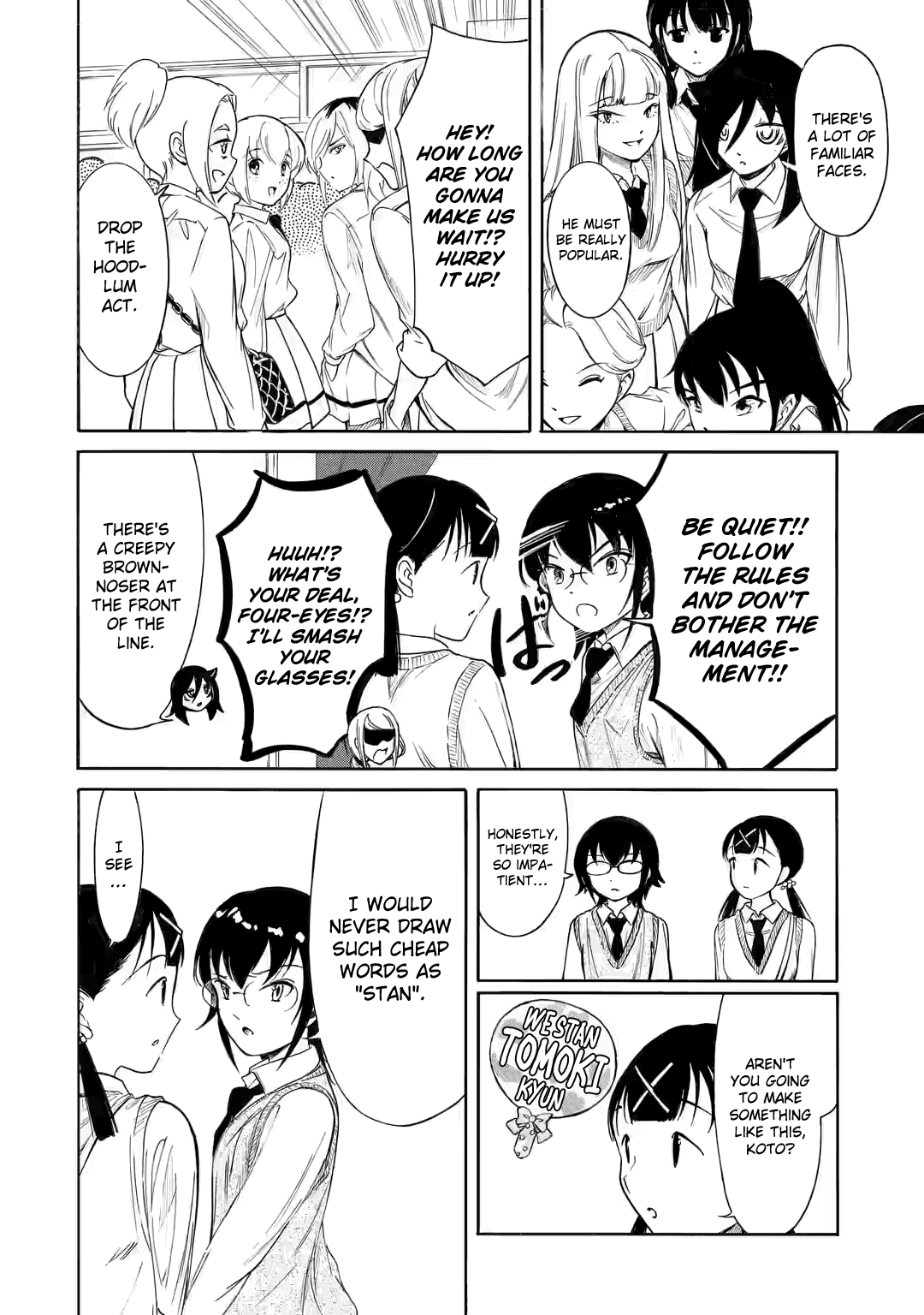 It's Not My Fault That I'm Not Popular! Chapter 217.3 page 3 - Chapter 217.3: Since I'm Not Popular, It's the School Festival's Stage (Part 3)