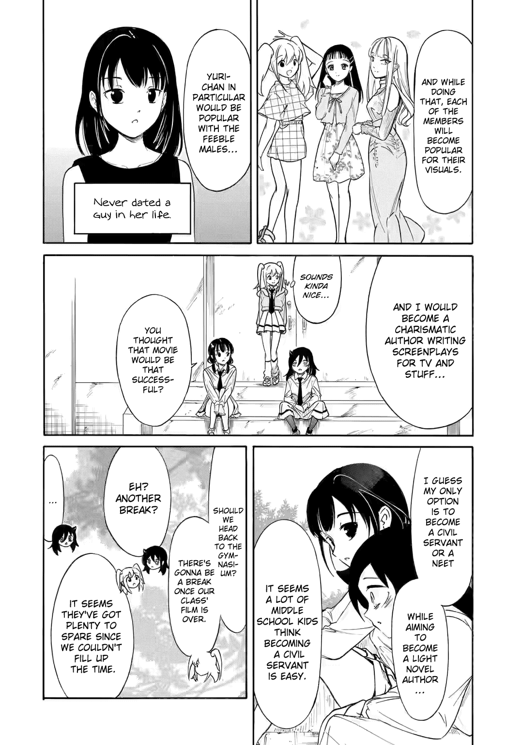 It's Not My Fault That I'm Not Popular! Chapter 217 page 4 - Chapter 217: Since I'm Not Popular, It's the School Festival's Stage (Part 1)