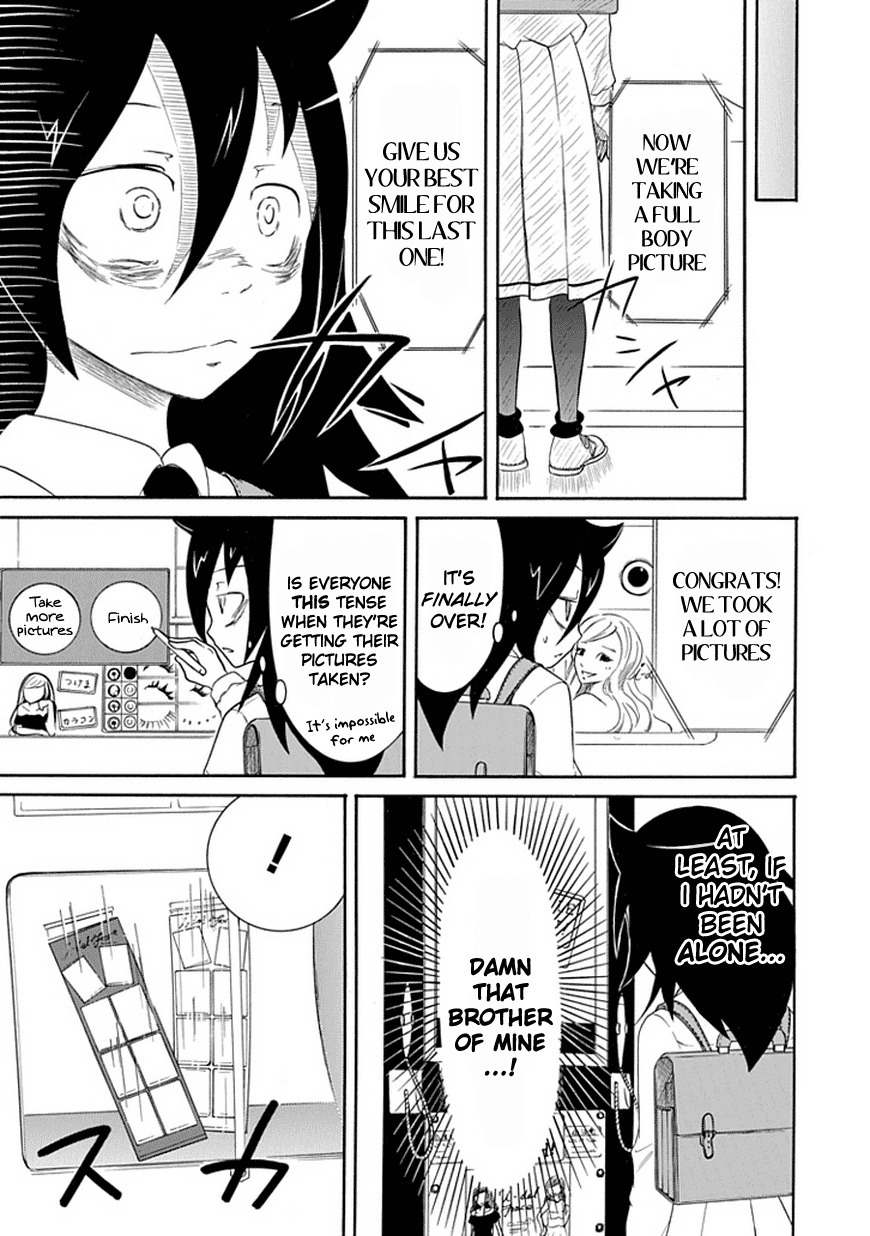It's Not My Fault That I'm Not Popular! Chapter 22 page 7 - Chapter 22: Mourning 22: Since I'm Not Popular, I'll Take a Picture