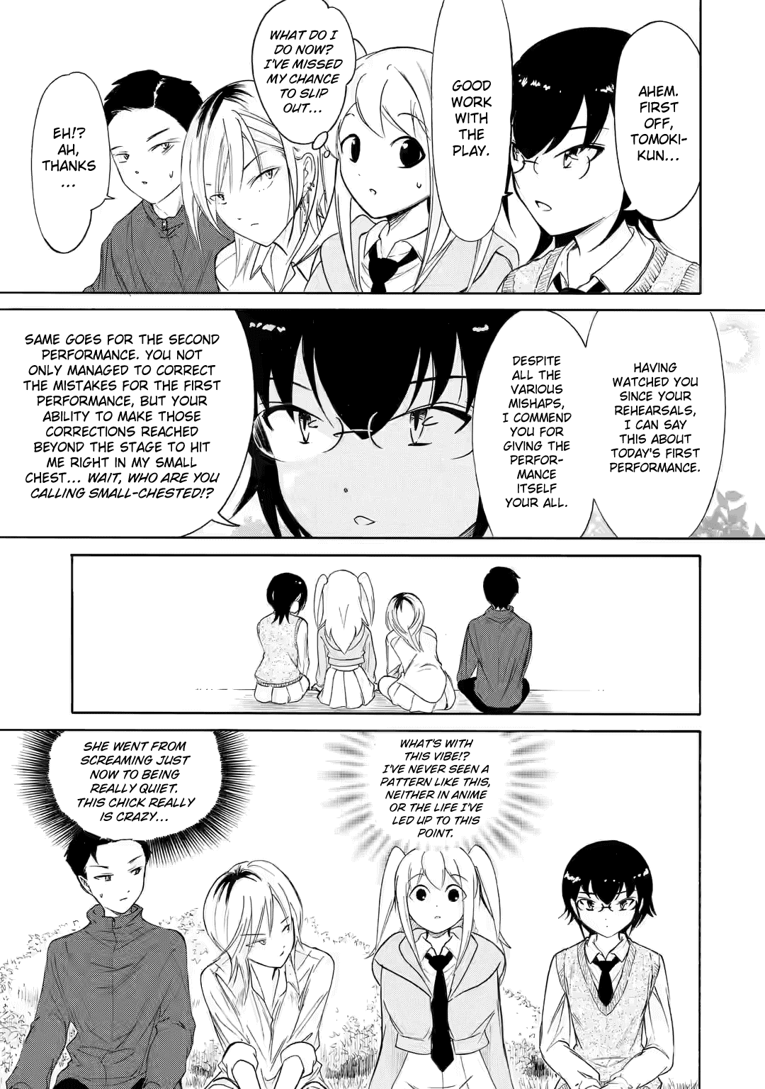 It's Not My Fault That I'm Not Popular! Chapter 222.3 page 4 - Chapter 222.3: Since I'm Not Popular, It's a Live Concert (Part 3)