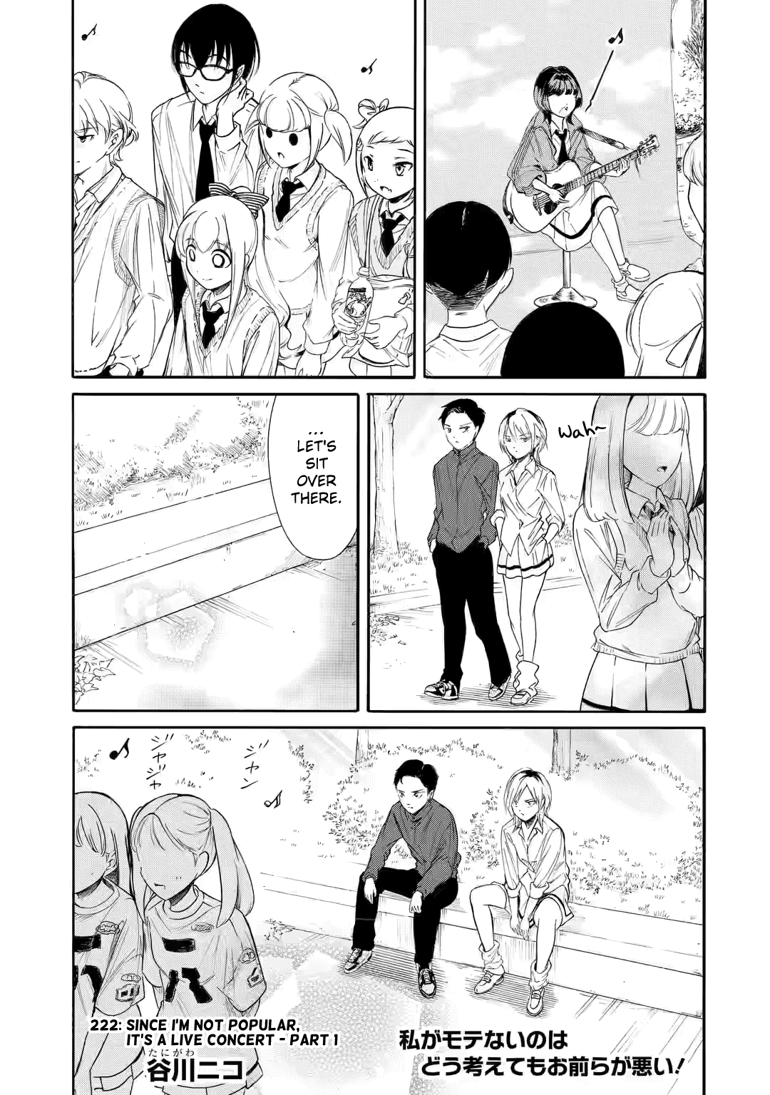 It's Not My Fault That I'm Not Popular! Chapter 222 page 1 - Chapter 222: Since I'm Not Popular, It's a Live Concert (Part 1)