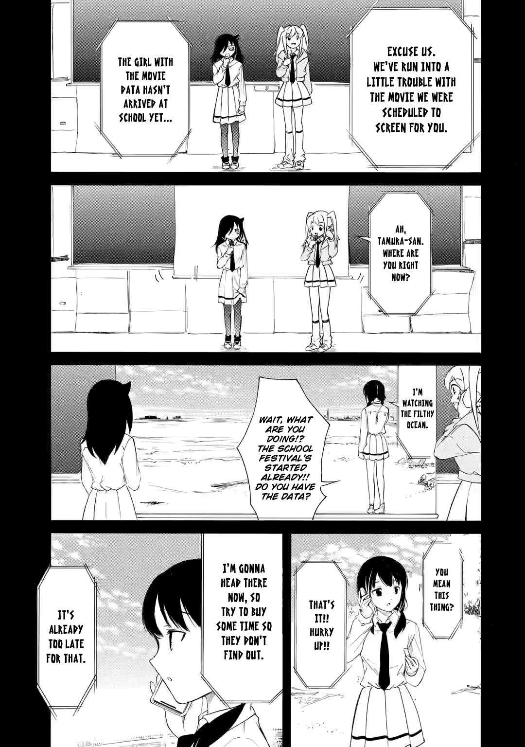 It's Not My Fault That I'm Not Popular! Chapter 224.2 page 7 - Chapter 224.2: Since I'm Not Popular, The First Day of the School Festival Comes to an End (Part 2)