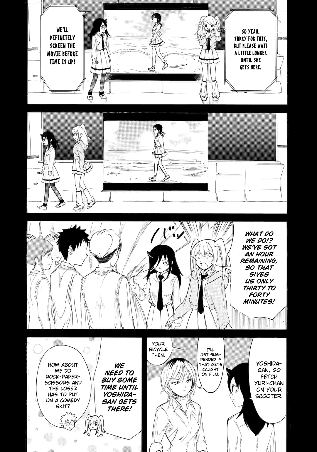 It's Not My Fault That I'm Not Popular! Chapter 224.2 page 8 - Chapter 224.2: Since I'm Not Popular, The First Day of the School Festival Comes to an End (Part 2)