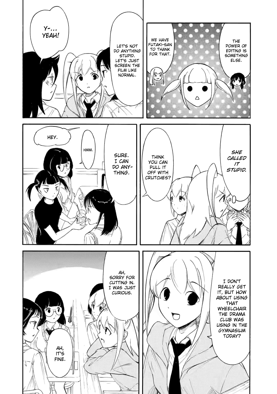 It's Not My Fault That I'm Not Popular! Chapter 224.5 page 11 - Chapter 224.5: Watamote ch224-3: Since I'm Not Popular, The First Day of the School Festival Comes to an End (Part 3)