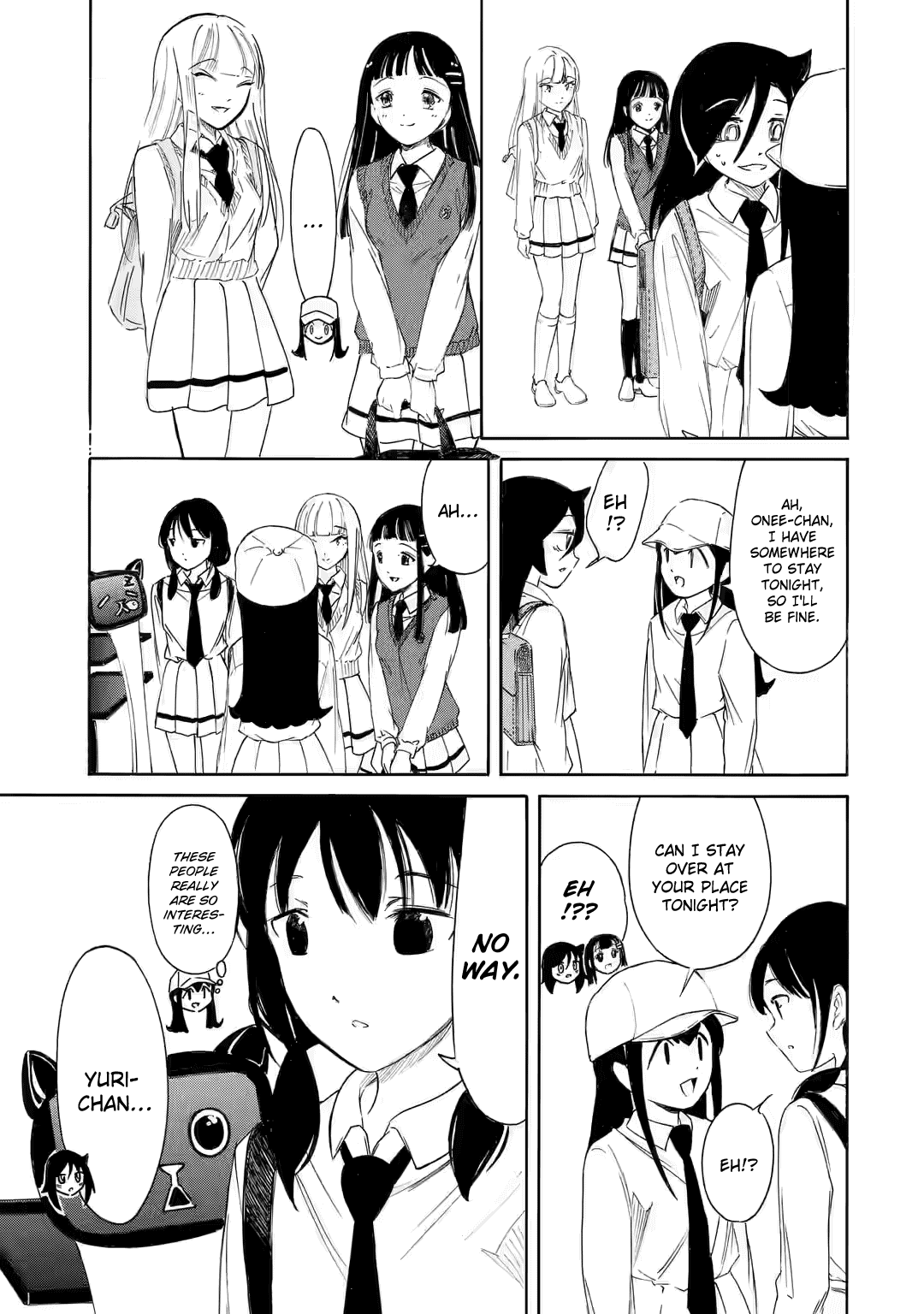 It's Not My Fault That I'm Not Popular! Chapter 224.5 page 16 - Chapter 224.5: Watamote ch224-3: Since I'm Not Popular, The First Day of the School Festival Comes to an End (Part 3)