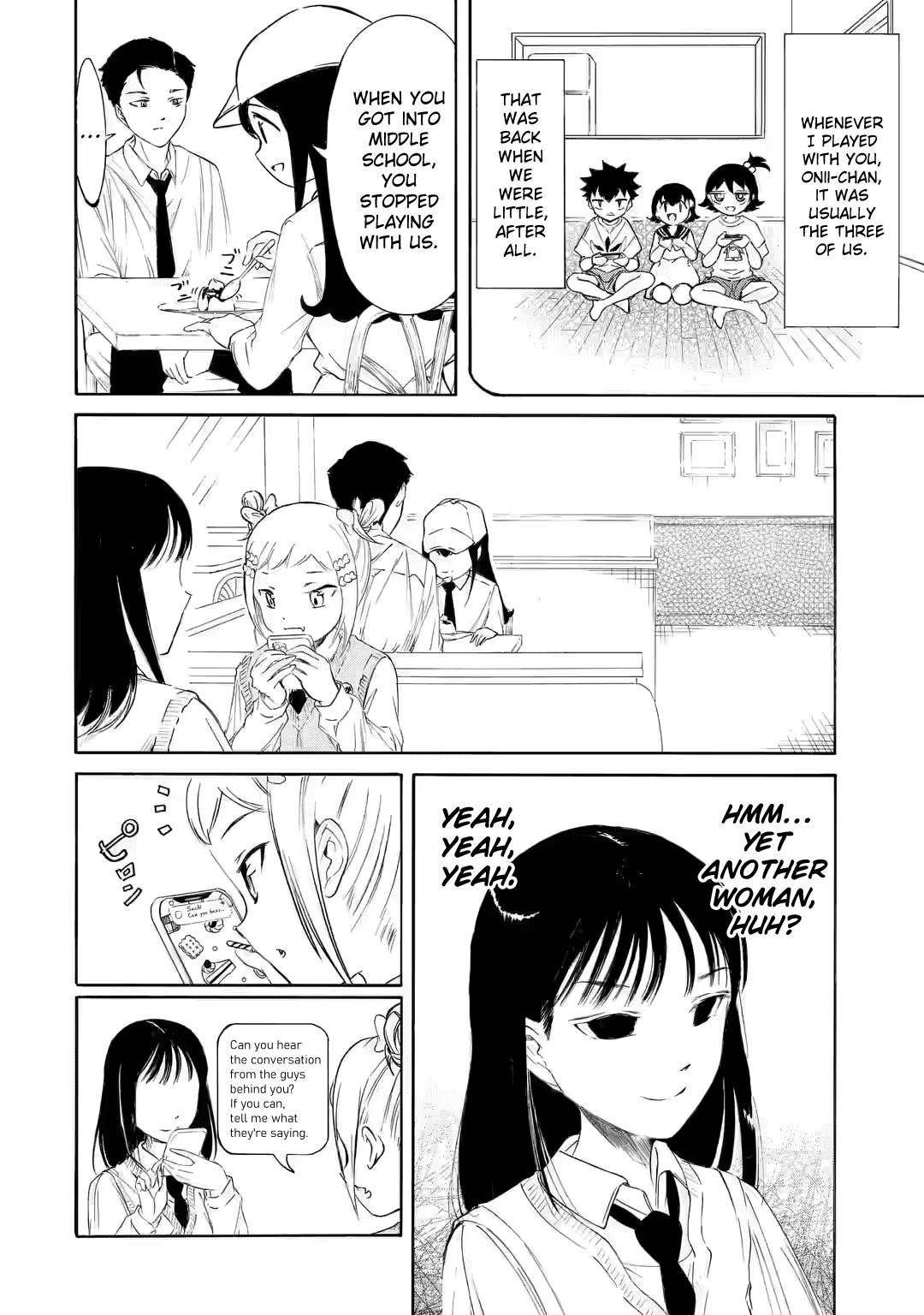 It's Not My Fault That I'm Not Popular! Chapter 224.5 page 3 - Chapter 224.5: Watamote ch224-3: Since I'm Not Popular, The First Day of the School Festival Comes to an End (Part 3)