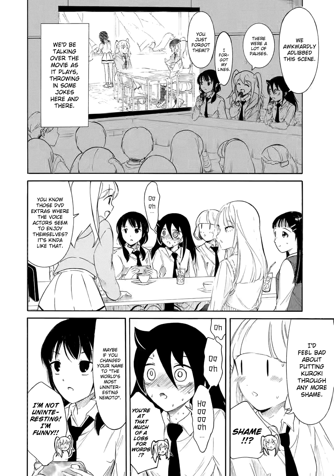 It's Not My Fault That I'm Not Popular! Chapter 224.5 page 7 - Chapter 224.5: Watamote ch224-3: Since I'm Not Popular, The First Day of the School Festival Comes to an End (Part 3)