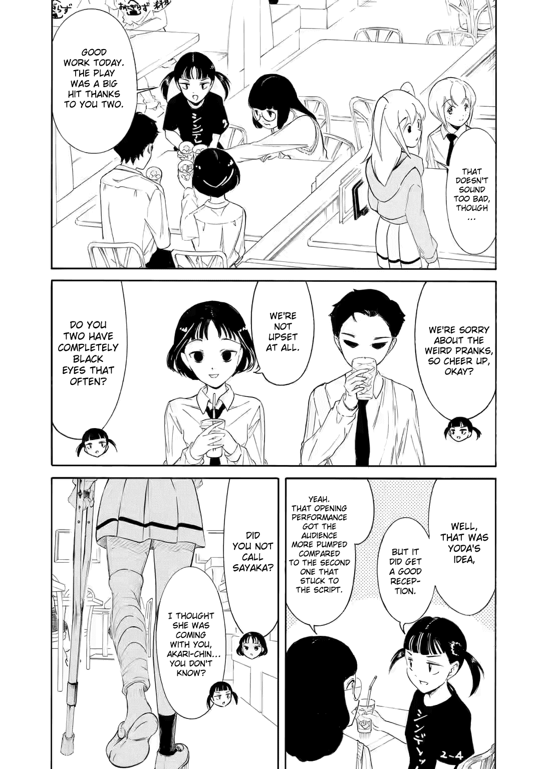 It's Not My Fault That I'm Not Popular! Chapter 224.5 page 8 - Chapter 224.5: Watamote ch224-3: Since I'm Not Popular, The First Day of the School Festival Comes to an End (Part 3)