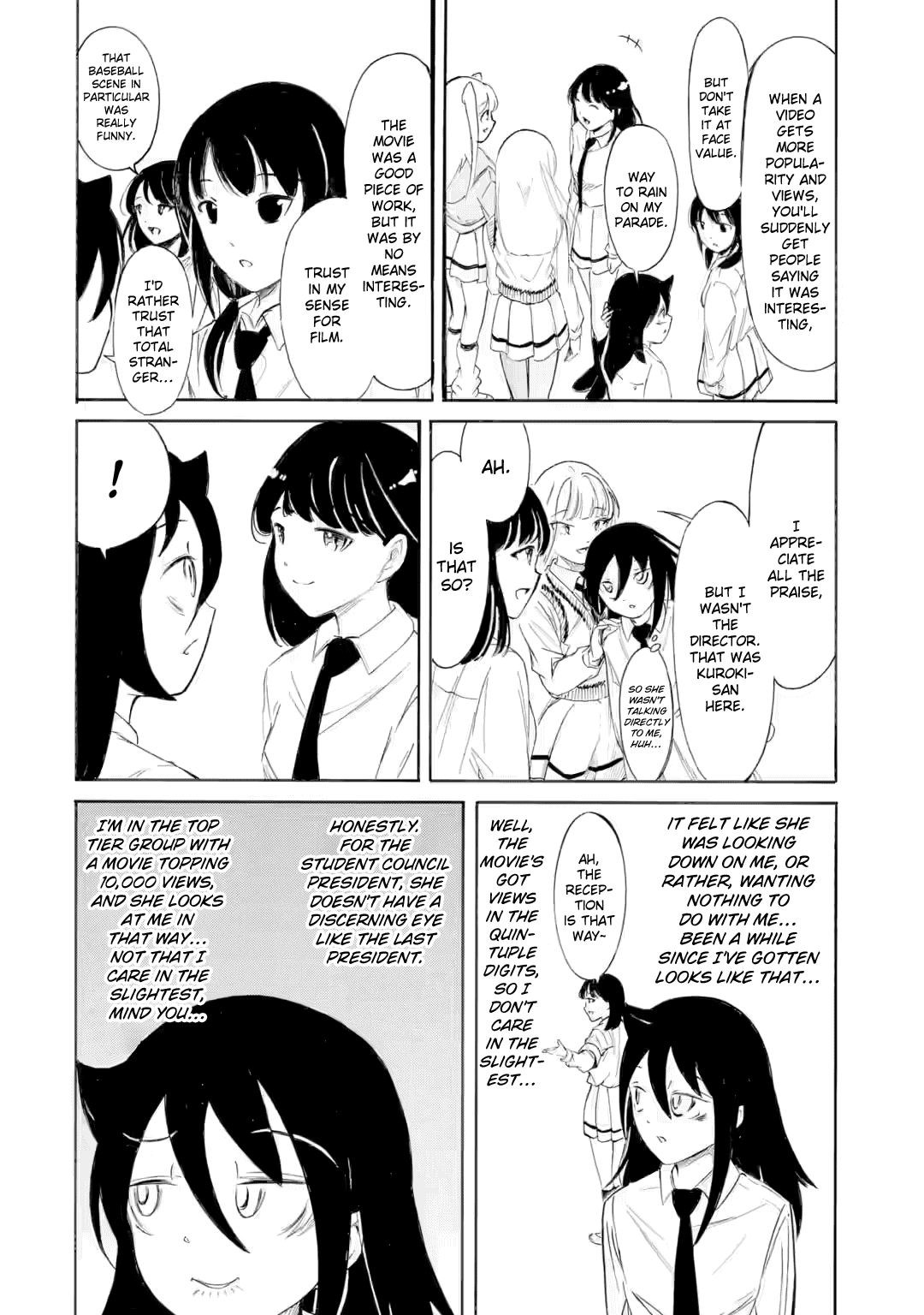 It's Not My Fault That I'm Not Popular! Chapter 226.2 page 5 - Chapter 226.2: Since I'm Not Popular, It's Day 2 of the School Festival (Part 2)