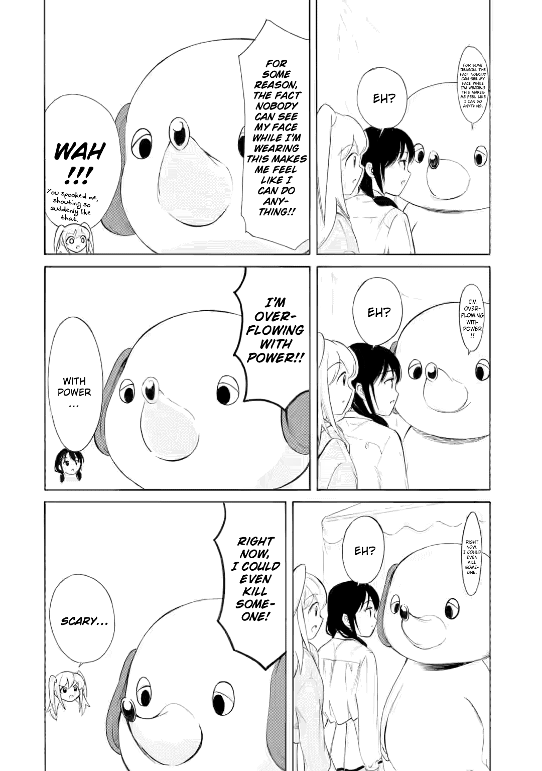 It's Not My Fault That I'm Not Popular! Chapter 226.3 page 4 - Chapter 226.3: Since I'm Not Popular, It's Day 2 of the School Festival (Part 3)
