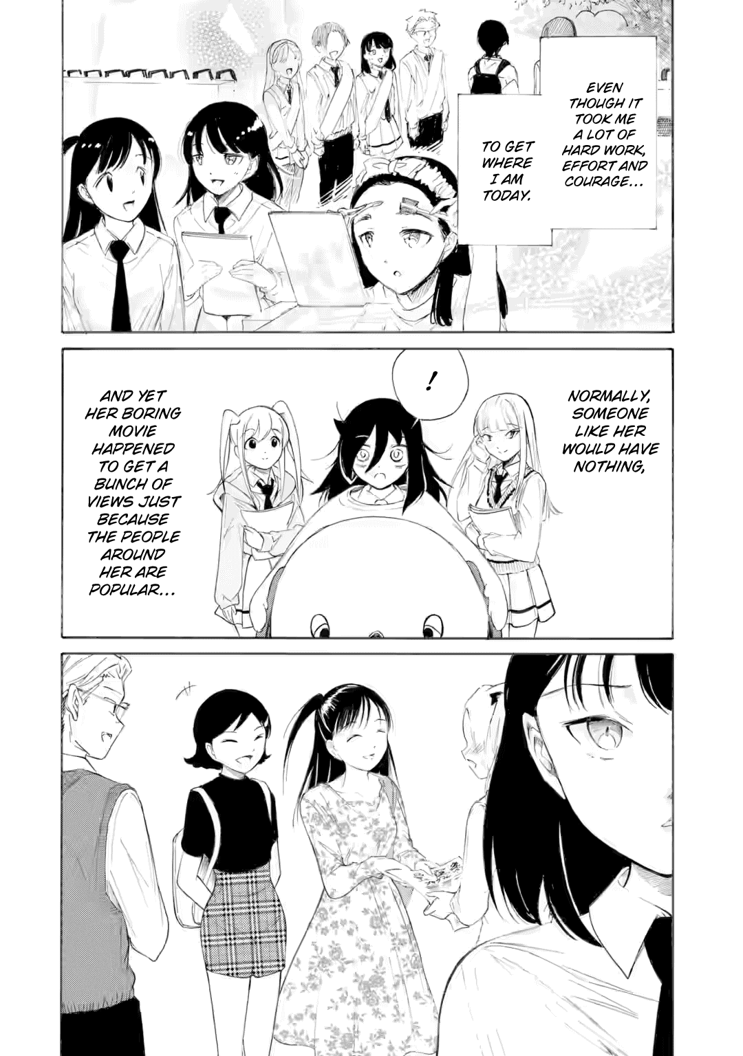 It's Not My Fault That I'm Not Popular! Chapter 226.3 page 8 - Chapter 226.3: Since I'm Not Popular, It's Day 2 of the School Festival (Part 3)