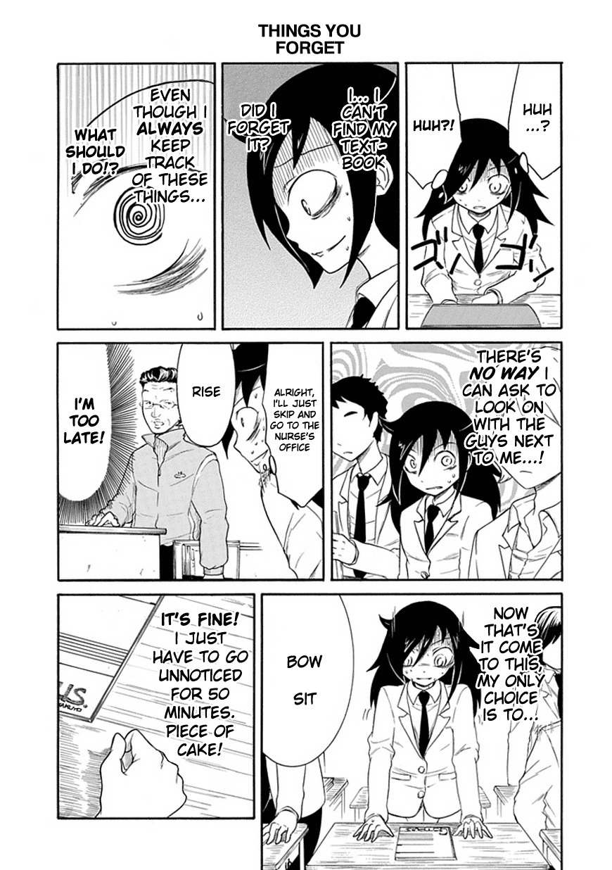 It's Not My Fault That I'm Not Popular! Chapter 23 page 5 - Chapter 23: Mourning 23: Since I'm Not Popular, the Weather's Bad