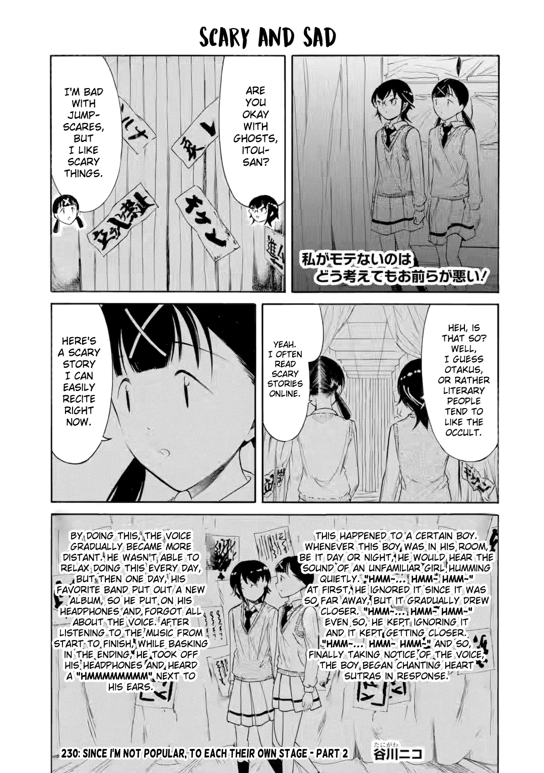 It's Not My Fault That I'm Not Popular! Chapter 230.2 page 1 - Chapter 230.2: Since I'm Not Popular, To Each Their Own Stage (Part 2)