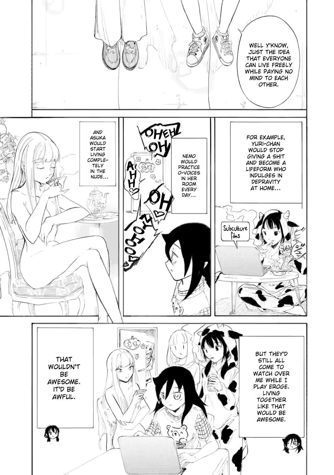 It's Not My Fault That I'm Not Popular! Chapter 230.5 page 5 - Chapter 230.5: Special chapter