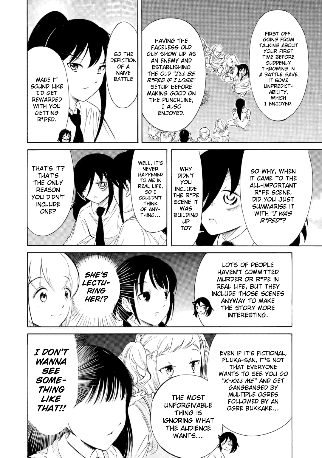 It's Not My Fault That I'm Not Popular! Chapter 237.2 page 12 - Chapter 237.2: Since I'm Not Popular, They'll Get Started On The Street (Part 3)