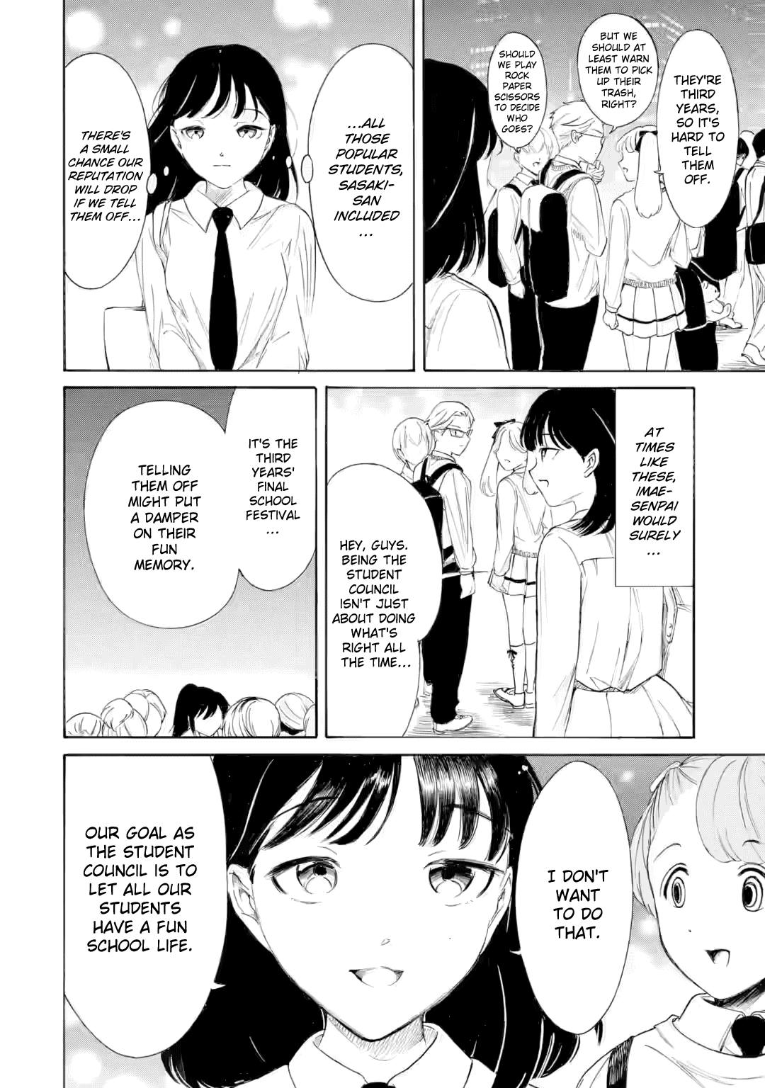 It's Not My Fault That I'm Not Popular! Chapter 237.2 page 14 - Chapter 237.2: Since I'm Not Popular, They'll Get Started On The Street (Part 3)