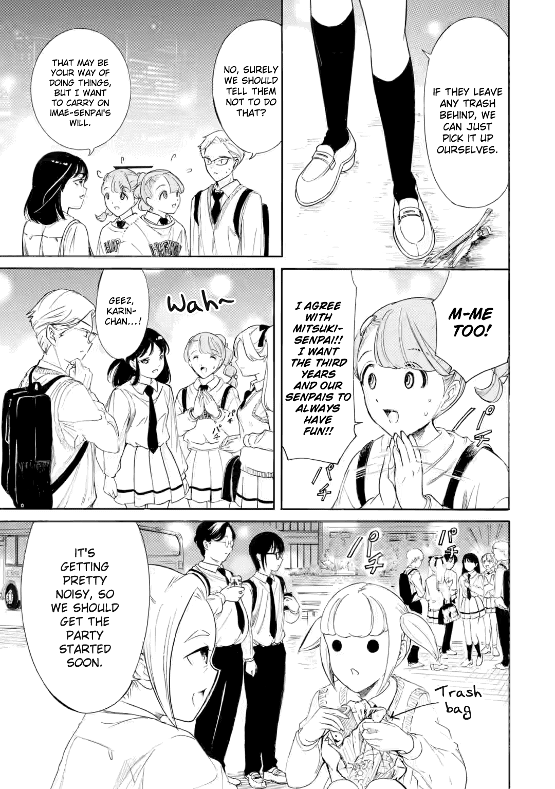 It's Not My Fault That I'm Not Popular! Chapter 237.2 page 15 - Chapter 237.2: Since I'm Not Popular, They'll Get Started On The Street (Part 3)