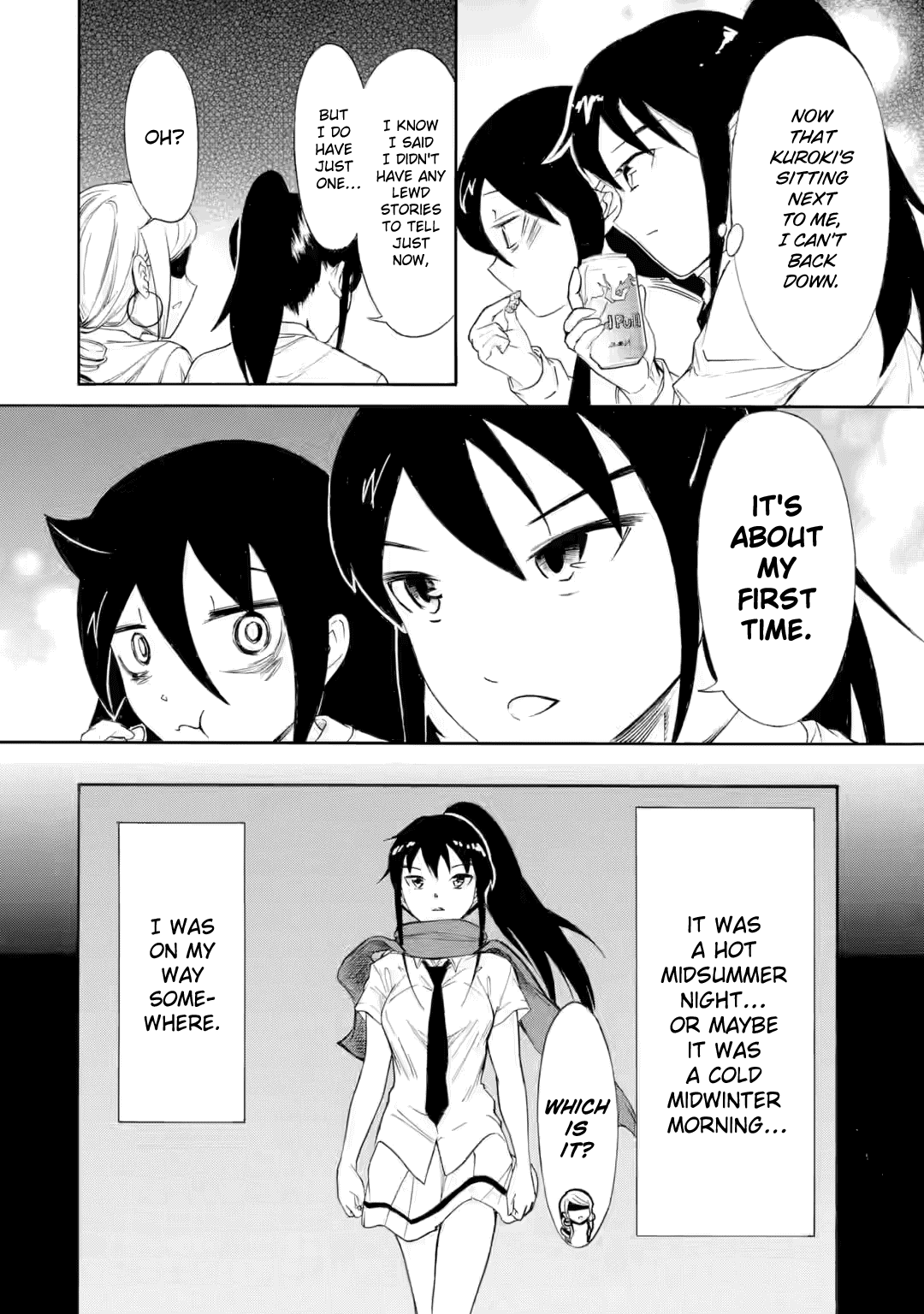It's Not My Fault That I'm Not Popular! Chapter 237.2 page 2 - Chapter 237.2: Since I'm Not Popular, They'll Get Started On The Street (Part 3)