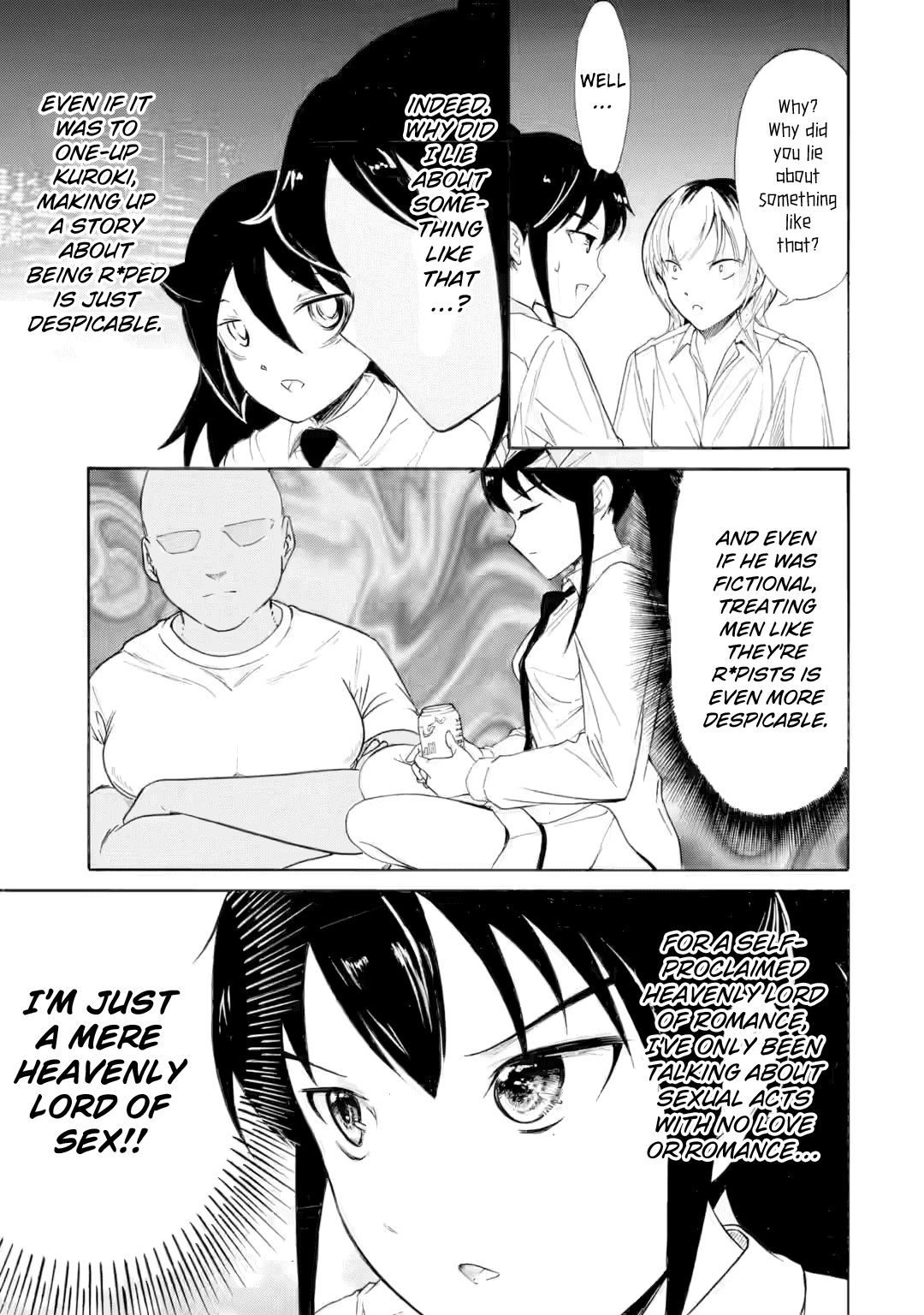 It's Not My Fault That I'm Not Popular! Chapter 237.2 page 9 - Chapter 237.2: Since I'm Not Popular, They'll Get Started On The Street (Part 3)