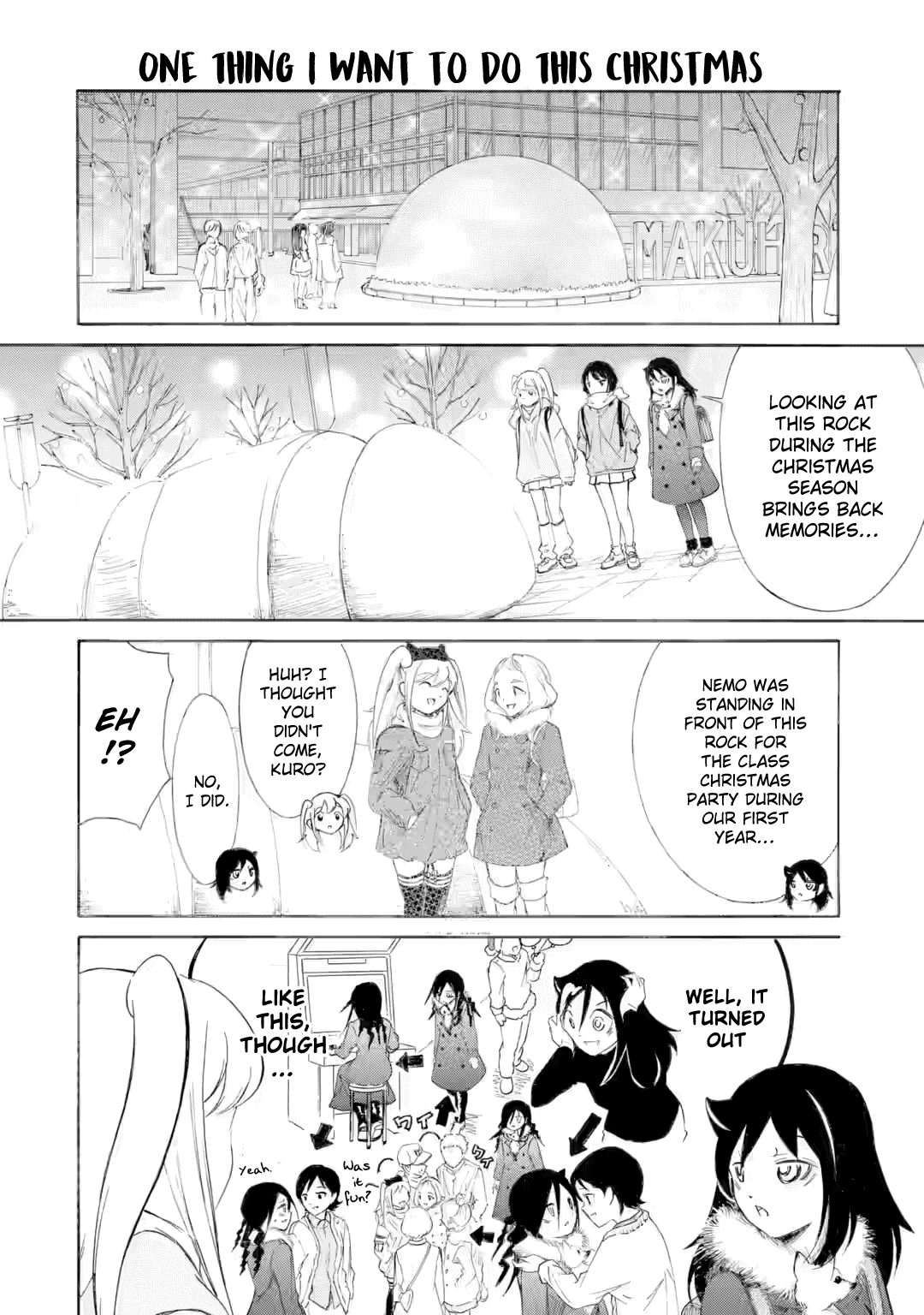 It's Not My Fault That I'm Not Popular! Chapter 237.5 page 2 - Chapter 237.5: Christmas Special