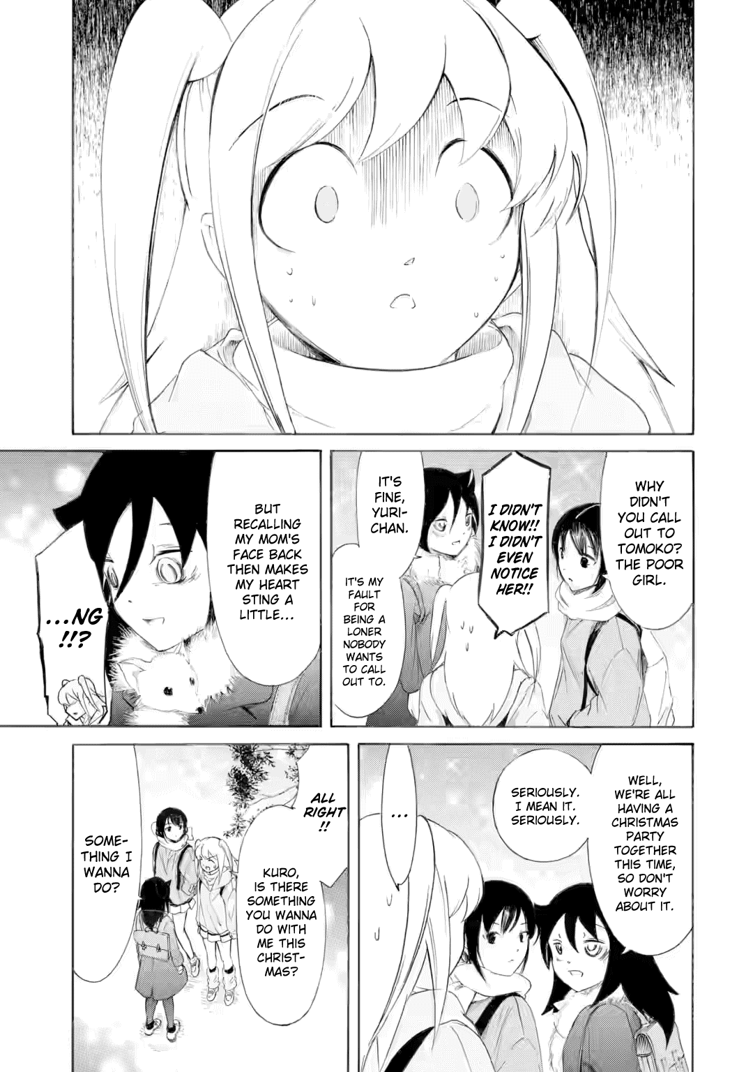 It's Not My Fault That I'm Not Popular! Chapter 237.5 page 3 - Chapter 237.5: Christmas Special