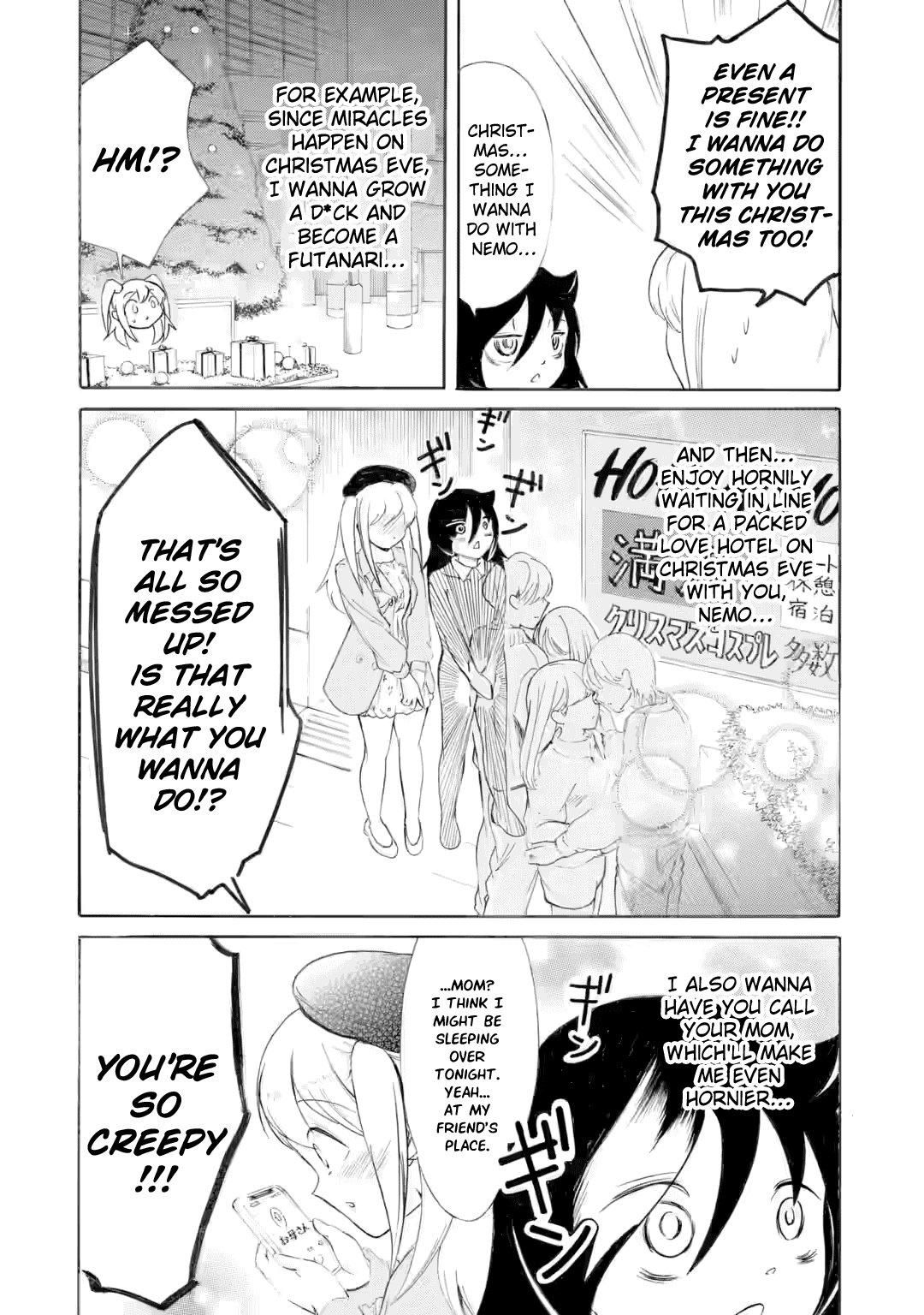 It's Not My Fault That I'm Not Popular! Chapter 237.5 page 4 - Chapter 237.5: Christmas Special