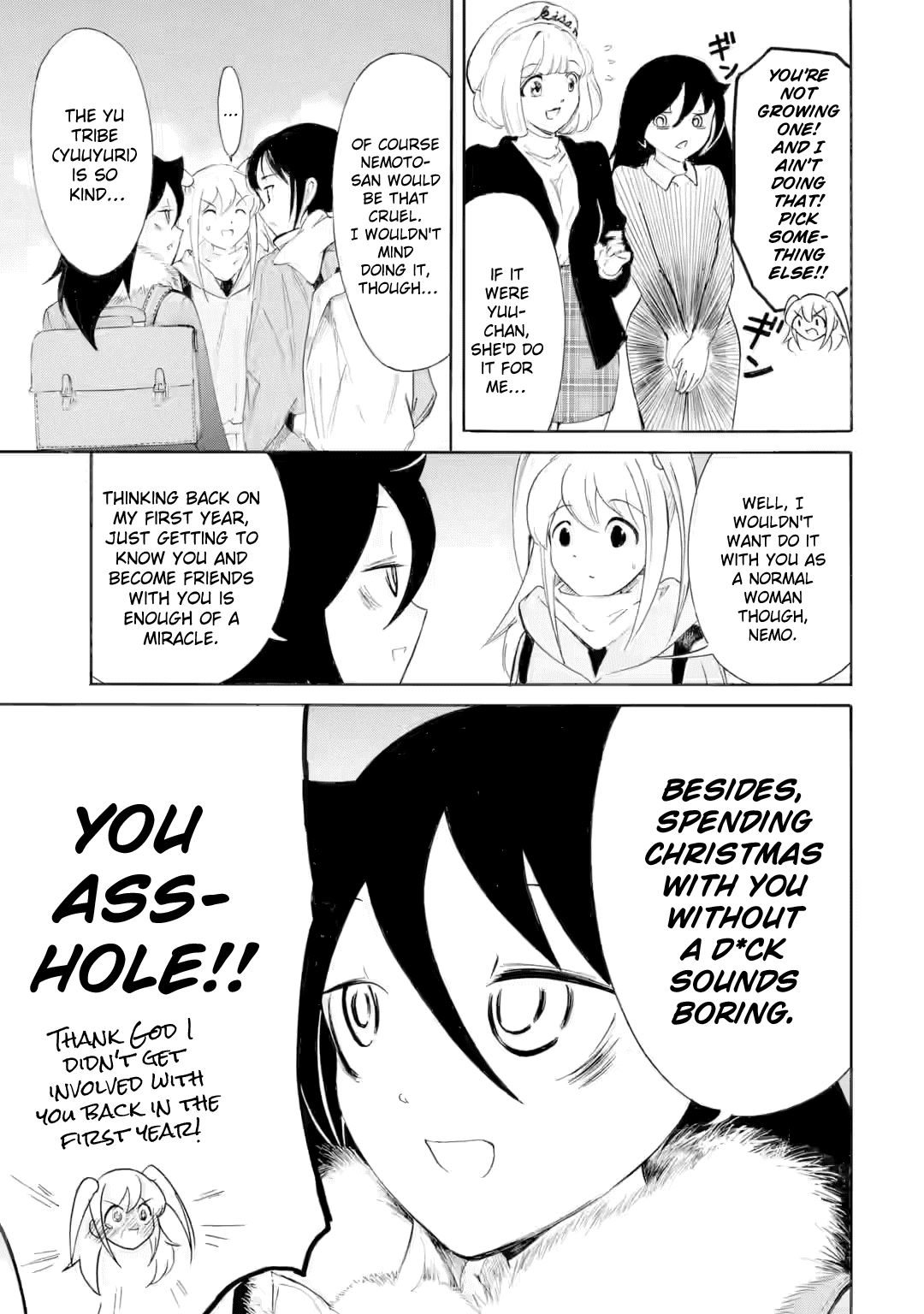 It's Not My Fault That I'm Not Popular! Chapter 237.5 page 5 - Chapter 237.5: Christmas Special