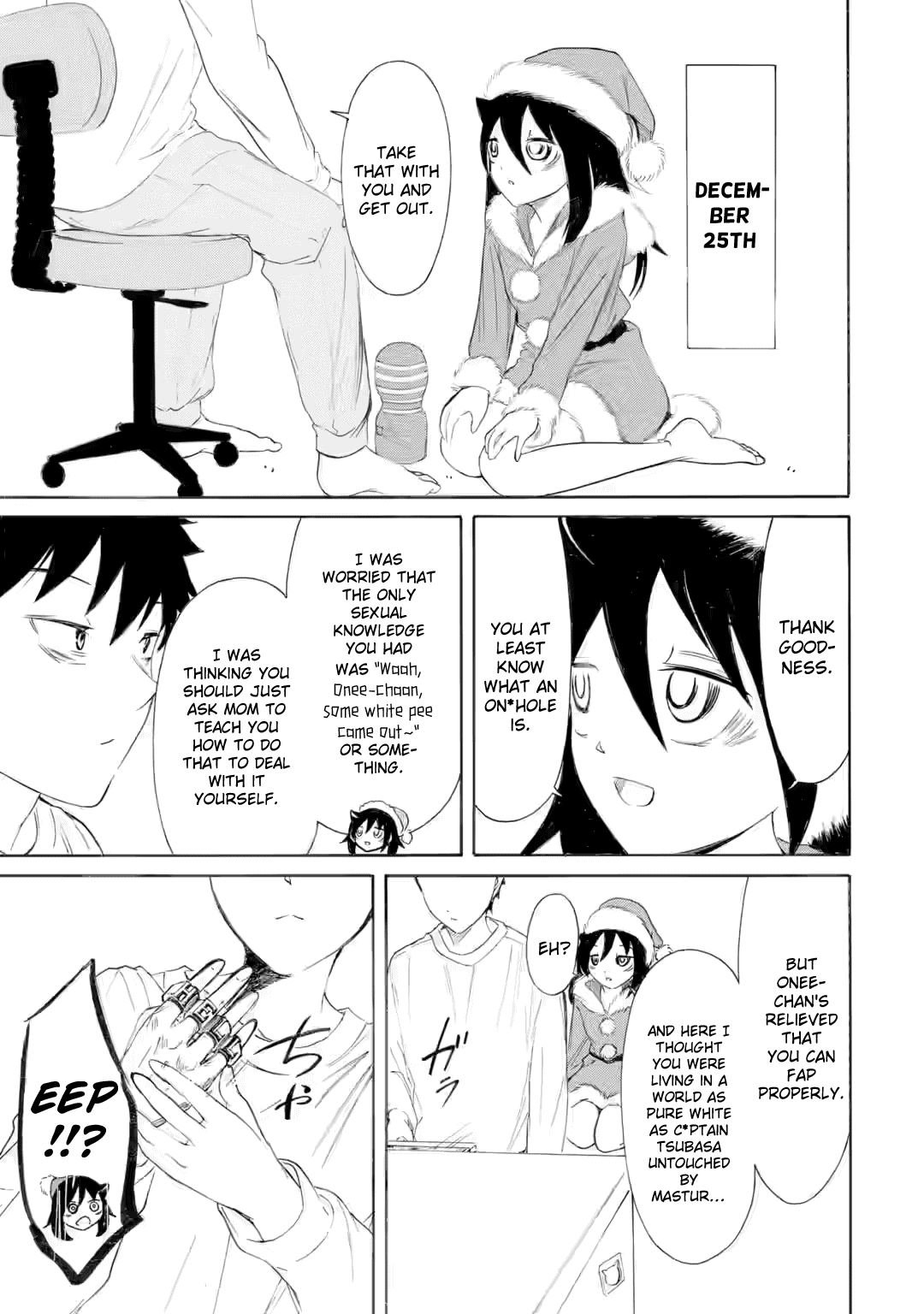 It's Not My Fault That I'm Not Popular! Chapter 237.5 page 7 - Chapter 237.5: Christmas Special