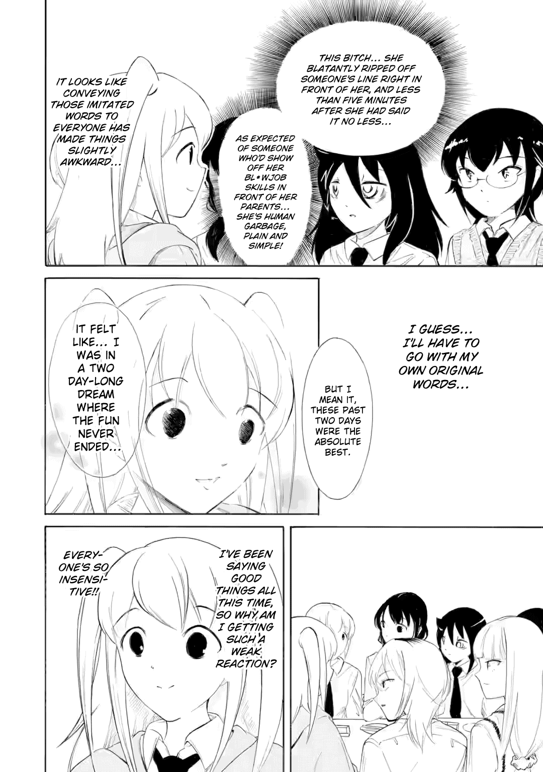 It's Not My Fault That I'm Not Popular! Chapter 238.1 page 4 - Chapter 238.1: Since I'm Not Popular, We'll Have The Wrap-Up Party Here Again (Part 2)