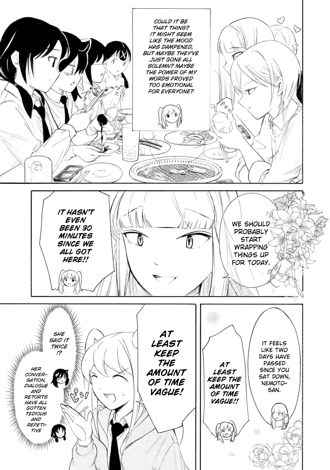 It's Not My Fault That I'm Not Popular! Chapter 238.1 page 5 - Chapter 238.1: Since I'm Not Popular, We'll Have The Wrap-Up Party Here Again (Part 2)