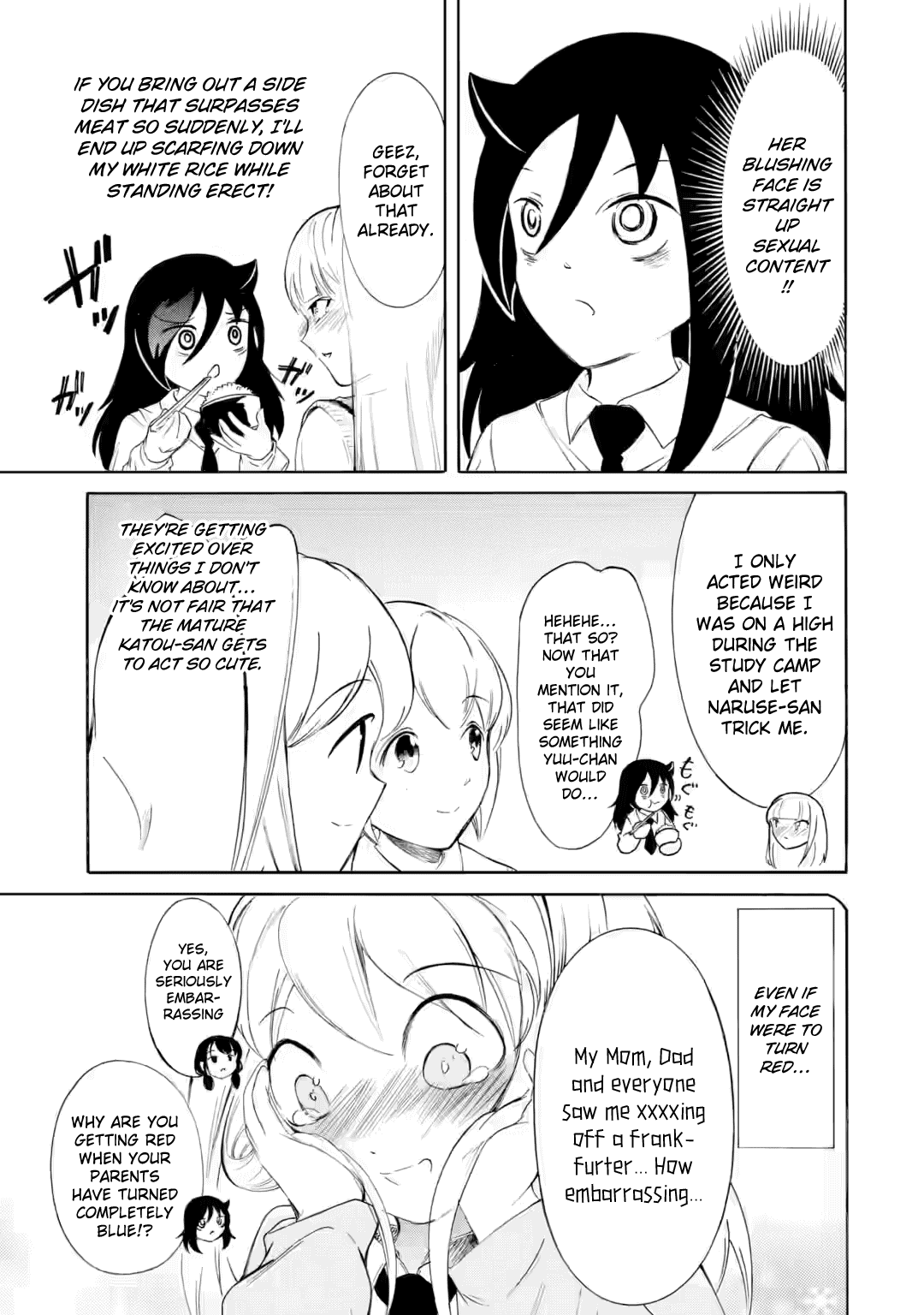 It's Not My Fault That I'm Not Popular! Chapter 238.2 page 3 - Chapter 238.2: Since I'm Not Popular, We'll Have The Wrap-Up Party Here Again (Part 3)