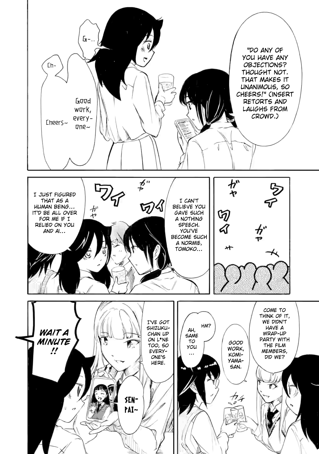 It's Not My Fault That I'm Not Popular! Chapter 238 page 4 - Chapter 238: Since I'm Not Popular, We'll Have The Wrap-Up Party Here Again (Part 1)