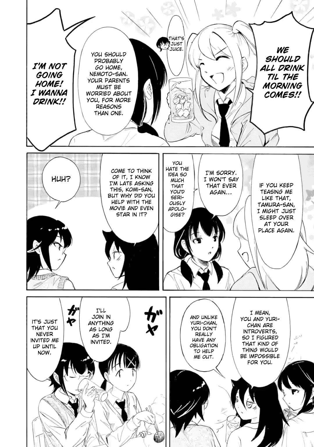 It's Not My Fault That I'm Not Popular! Chapter 238 page 6 - Chapter 238: Since I'm Not Popular, We'll Have The Wrap-Up Party Here Again (Part 1)