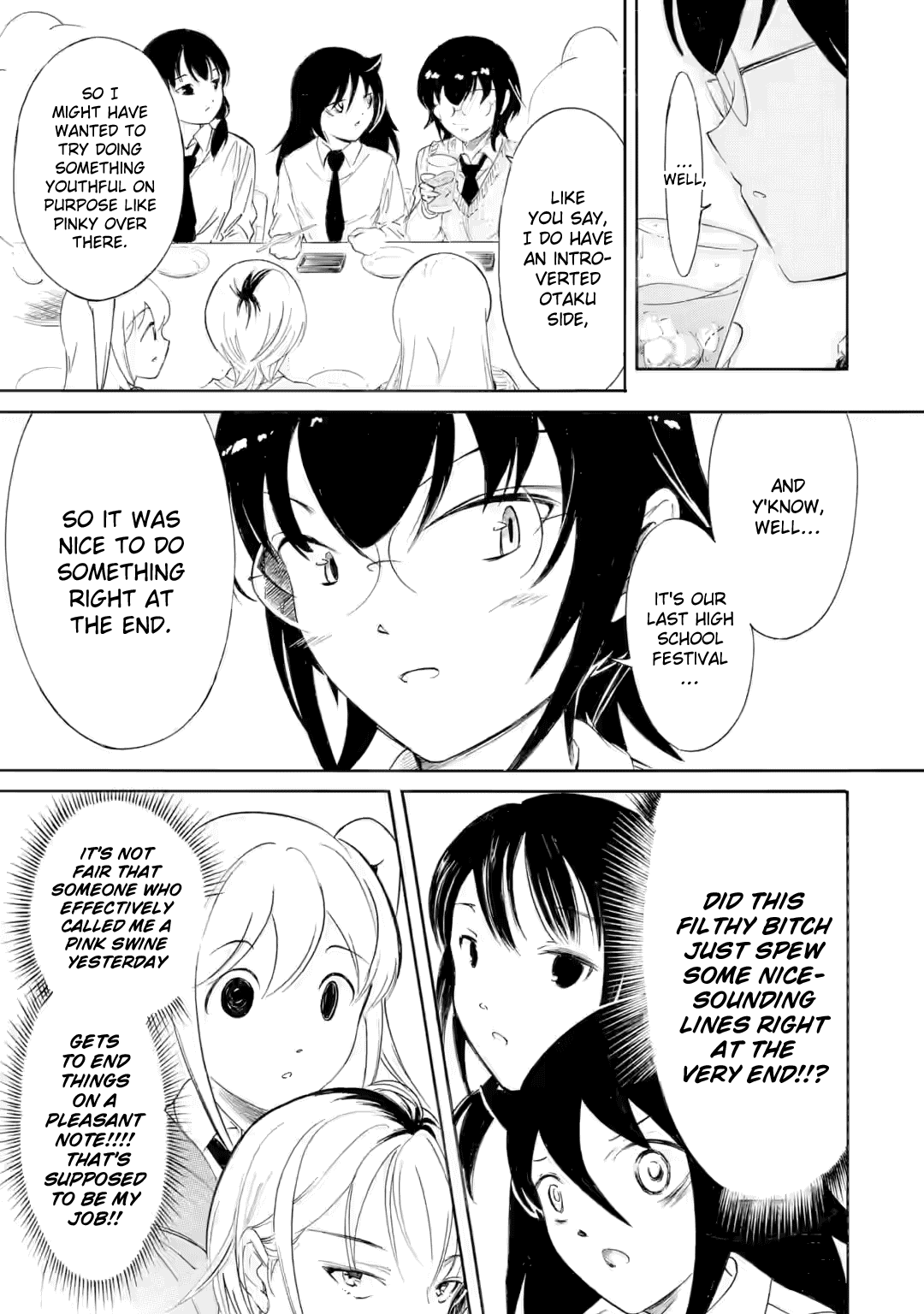 It's Not My Fault That I'm Not Popular! Chapter 238 page 7 - Chapter 238: Since I'm Not Popular, We'll Have The Wrap-Up Party Here Again (Part 1)