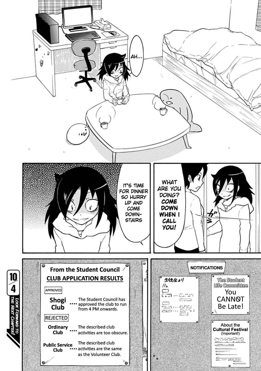 It's Not My Fault That I'm Not Popular! Chapter 27 page 14 - Chapter 27: Mourning 27: Because I'm Not Popular, I'll Start a Club
