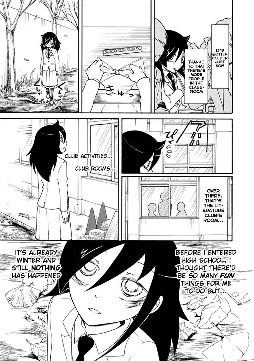 It's Not My Fault That I'm Not Popular! Chapter 27 page 5 - Chapter 27: Mourning 27: Because I'm Not Popular, I'll Start a Club