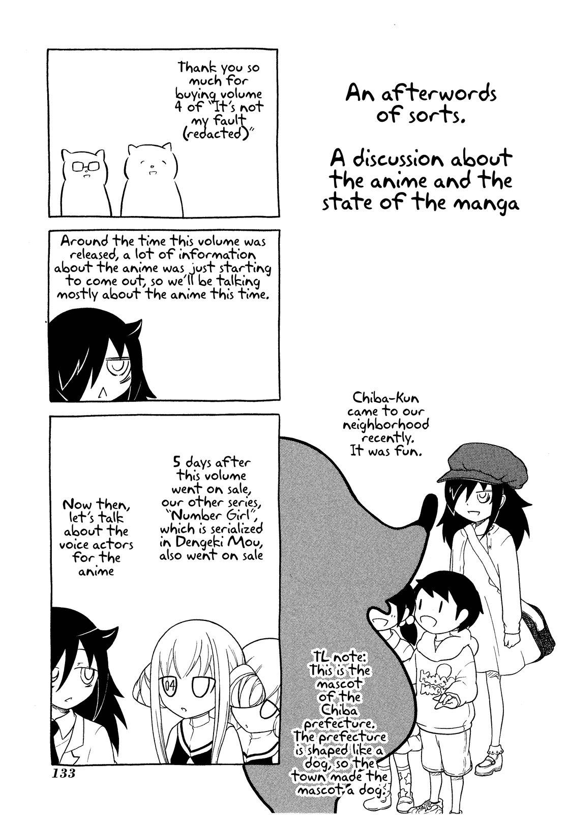 It's Not My Fault That I'm Not Popular! Chapter 36.5 page 1 - Chapter 36.5: Omake