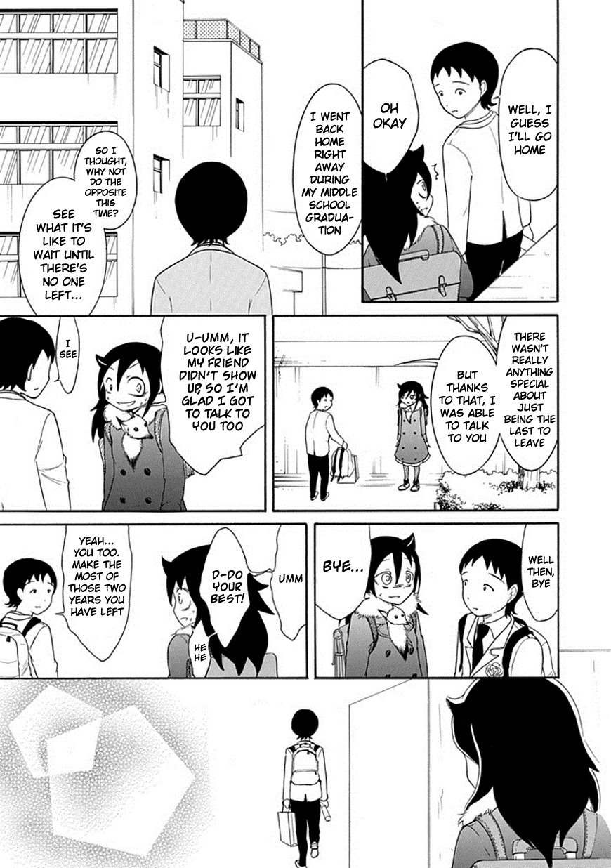 It's Not My Fault That I'm Not Popular! Chapter 37 page 13 - Chapter 37: Mourning 37: Because I'm Not Popular, I'll Go to the Graduation Ceremony