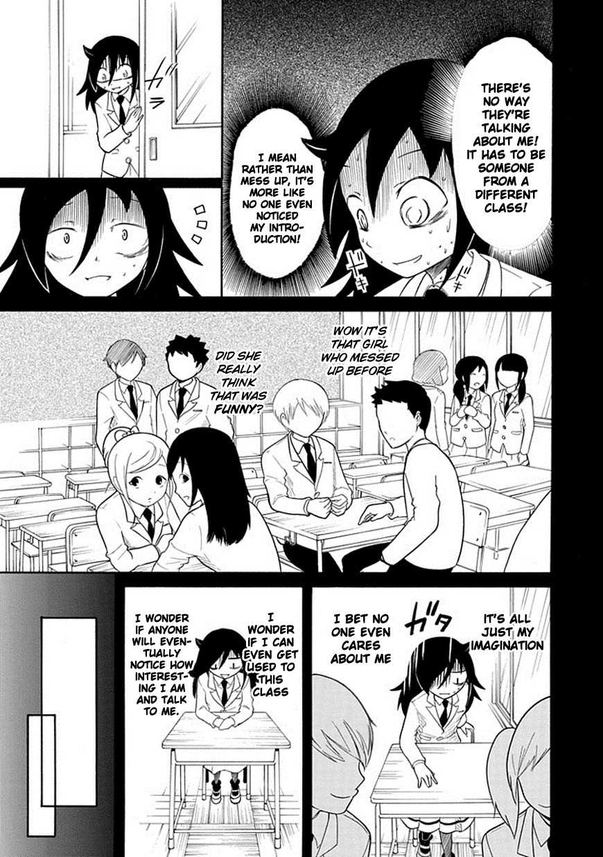 It's Not My Fault That I'm Not Popular! Chapter 39 page 5 - Chapter 39: Mourning 39: Because I'm Not Popular, I'll Introduce Myself