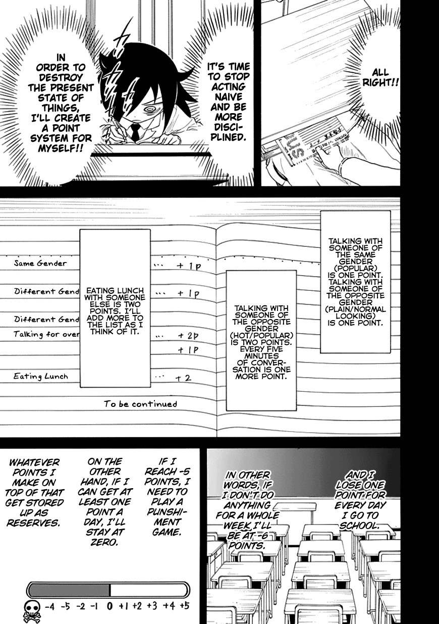 It's Not My Fault That I'm Not Popular! Chapter 41 page 7 - Chapter 41: Mourning 41: Because I'm Not Popular, I'll Make a Point System