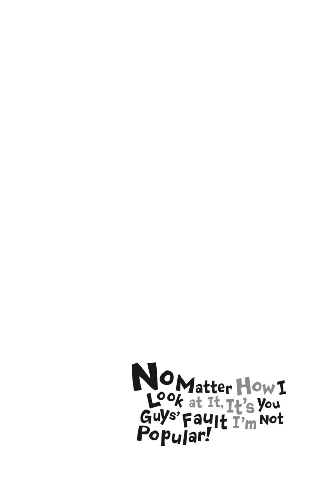 It's Not My Fault That I'm Not Popular! Chapter 46.5 page 13 - Chapter 46.5