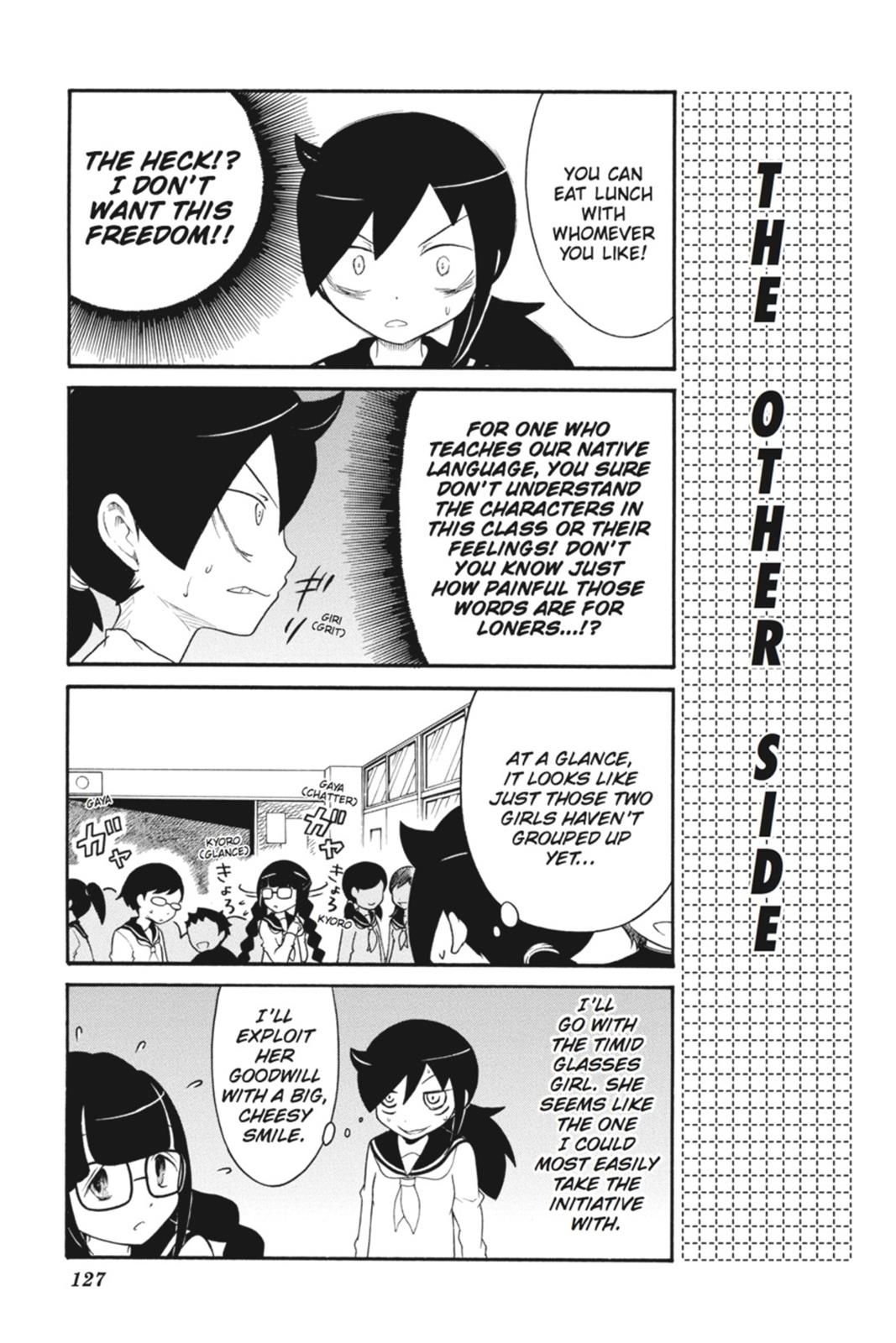 It's Not My Fault That I'm Not Popular! Chapter 46.5 page 3 - Chapter 46.5