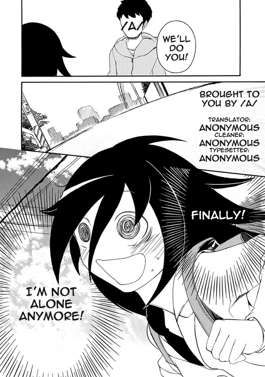It's Not My Fault That I'm Not Popular! Chapter 5 page 14 - Chapter 5: Mourning 5: I'm Not Popular so I'll Hole Up Here