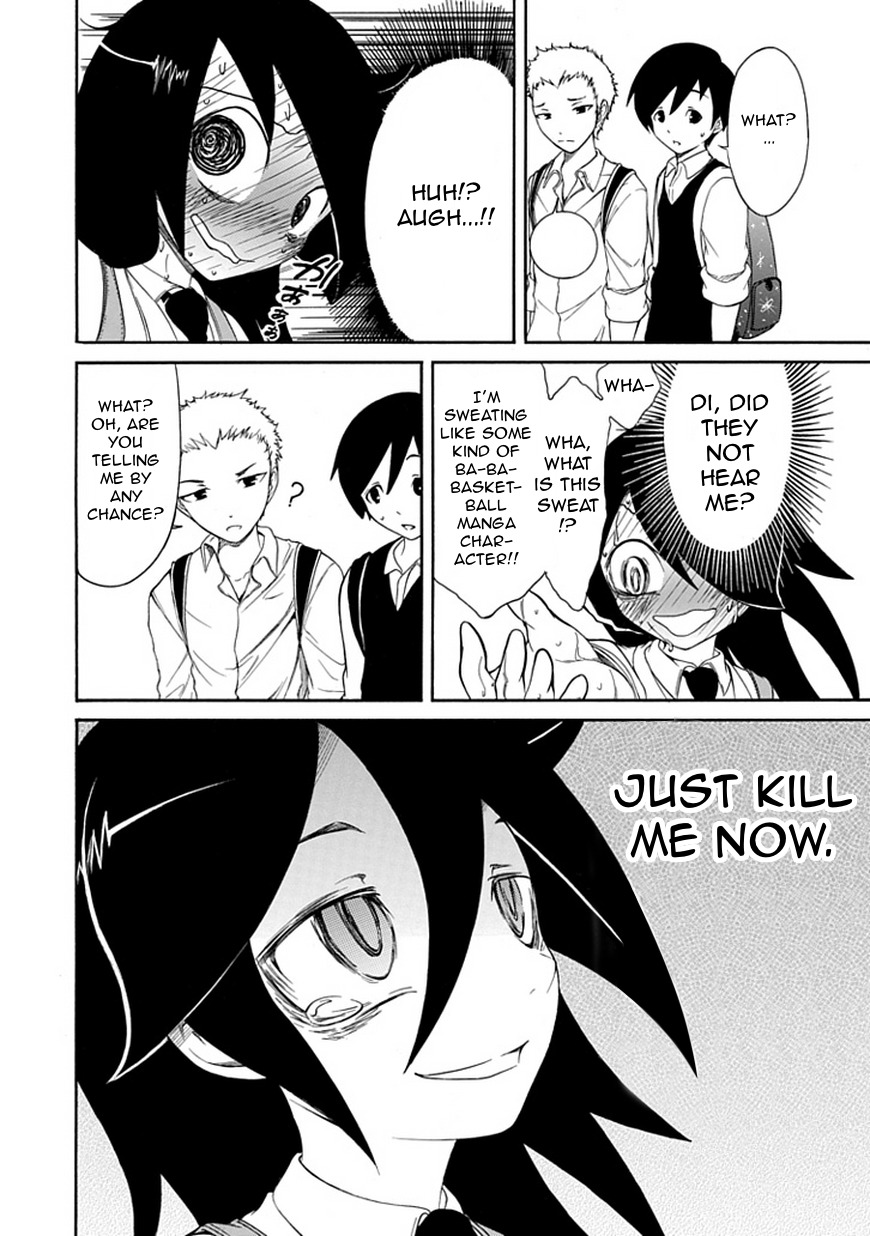 It's Not My Fault That I'm Not Popular! Chapter 5 page 8 - Chapter 5: Mourning 5: I'm Not Popular so I'll Hole Up Here