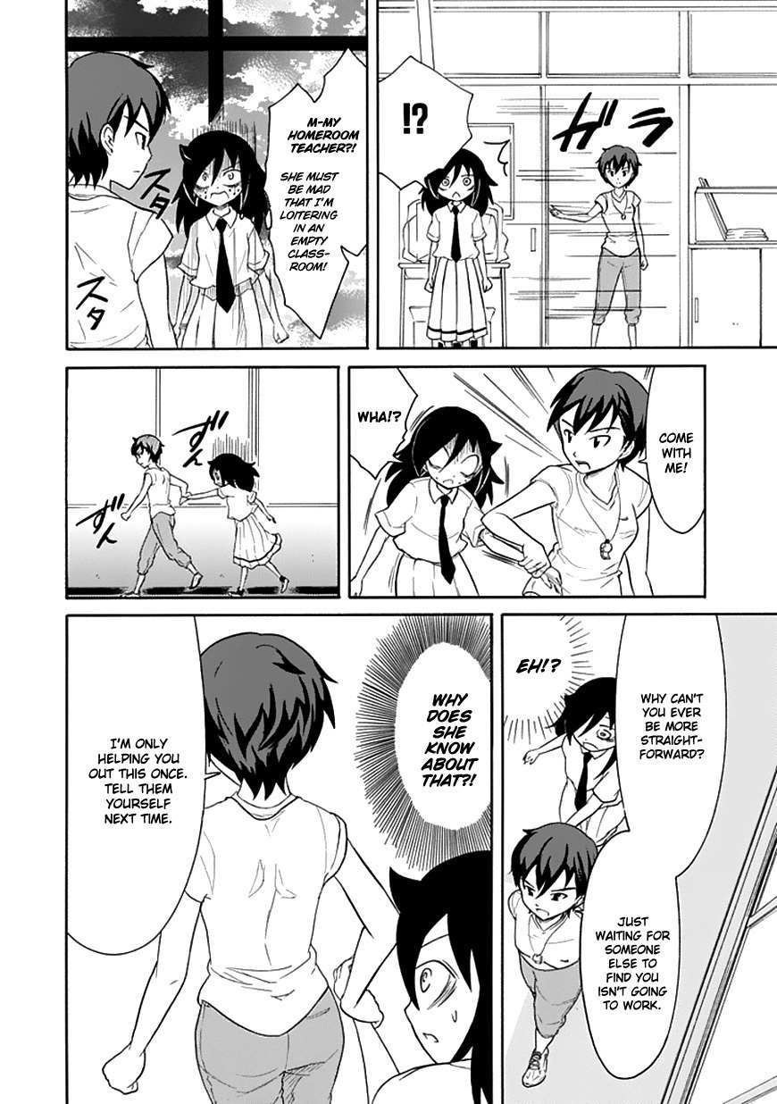 It's Not My Fault That I'm Not Popular! Chapter 50 page 14 - Chapter 50: Mourning 50: Because I'm Not Popular, I'll Stay in the Classroom Until Dusk