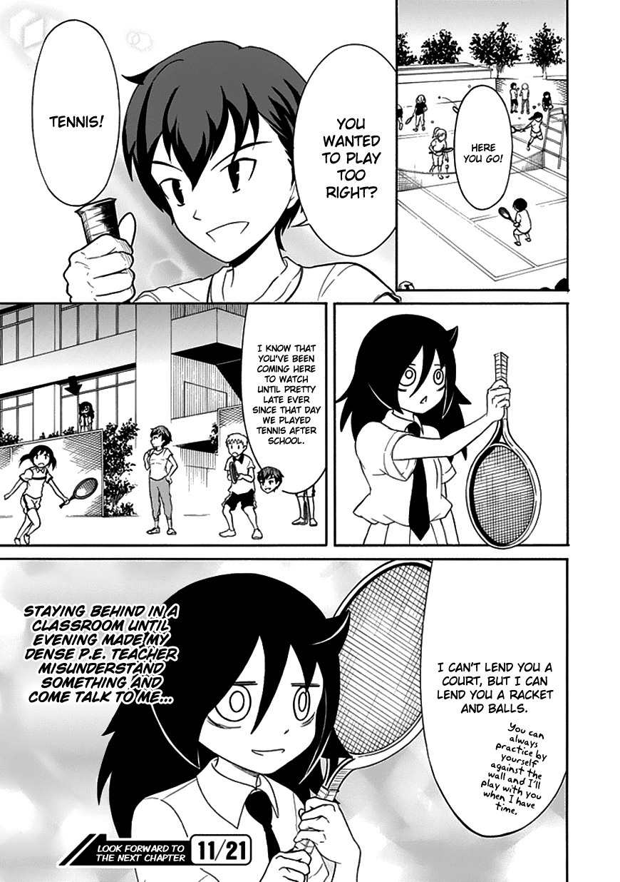 It's Not My Fault That I'm Not Popular! Chapter 50 page 15 - Chapter 50: Mourning 50: Because I'm Not Popular, I'll Stay in the Classroom Until Dusk