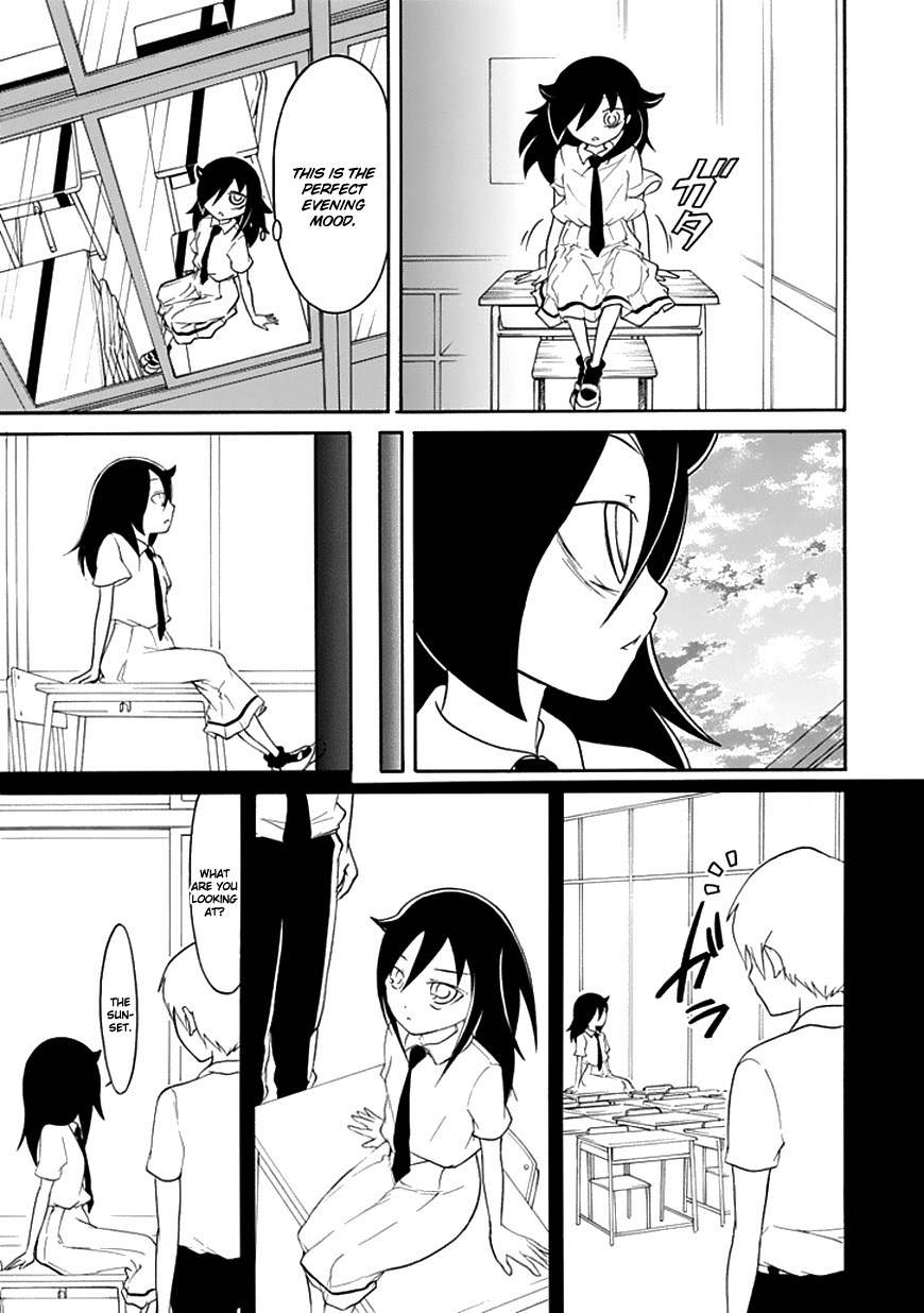It's Not My Fault That I'm Not Popular! Chapter 50 page 9 - Chapter 50: Mourning 50: Because I'm Not Popular, I'll Stay in the Classroom Until Dusk